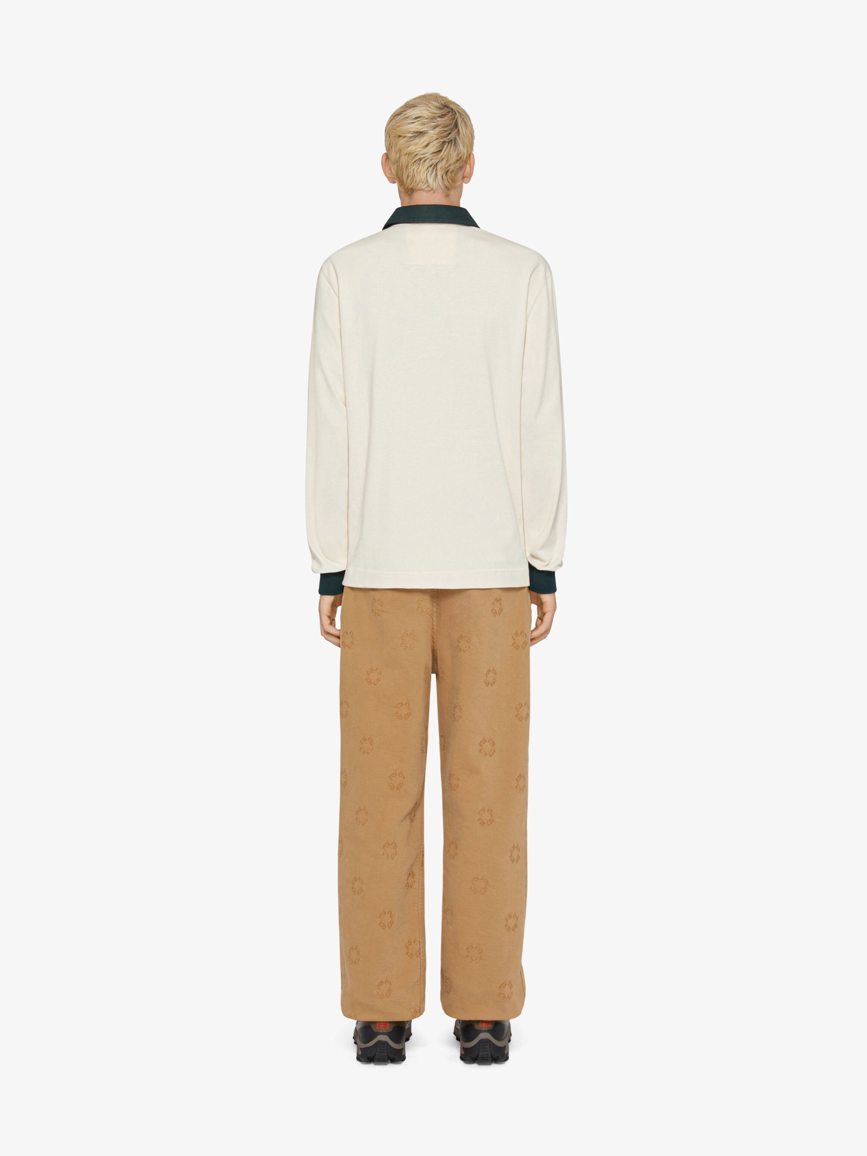 Givenchy oc11z0725 Polo Shirt in White/Green Size US S / EU 44-46 / 1 - 4 Thumbnail