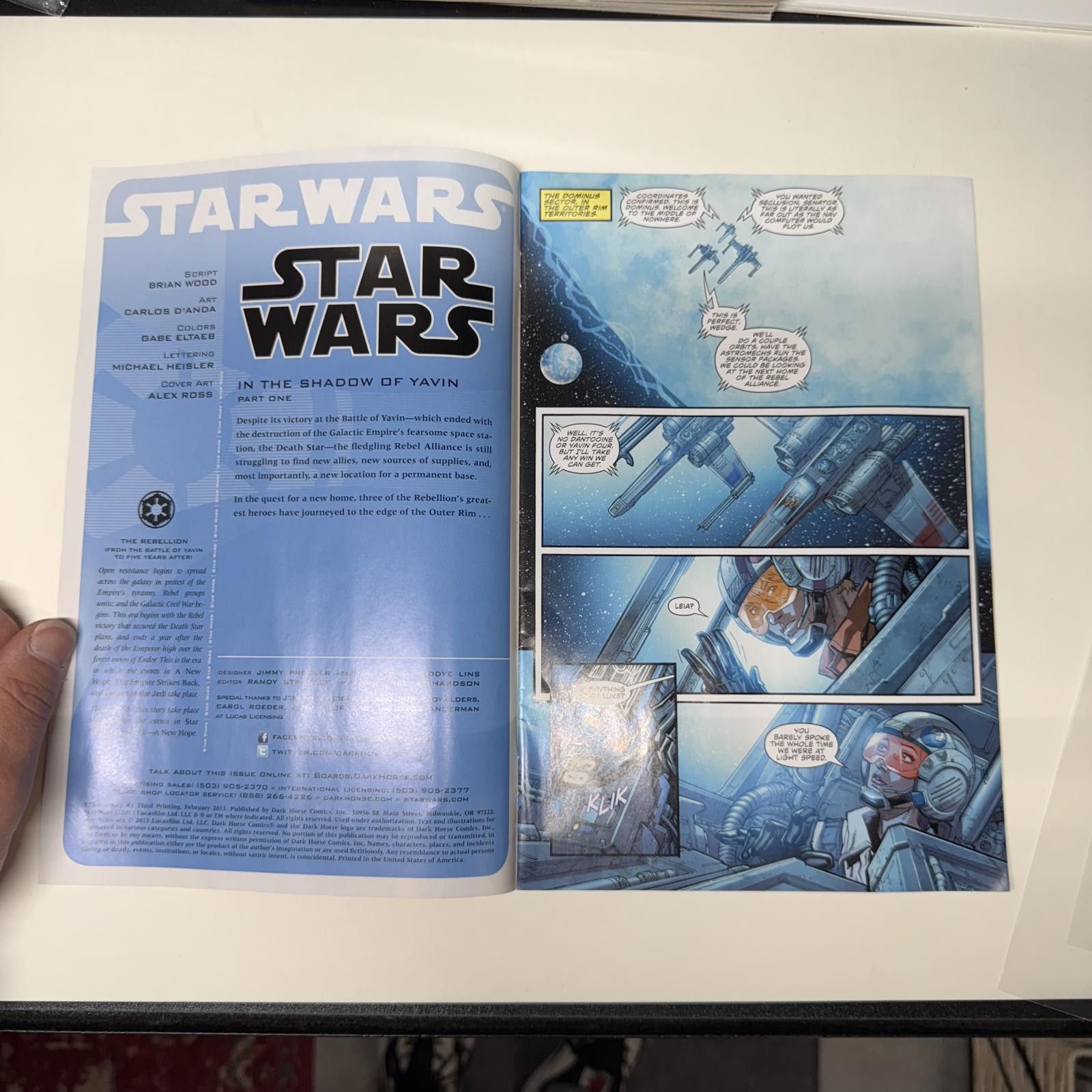 Designer Dark Horse Star Wars #1 FEB 2013 3rd Printing Comic Book Size ONE SIZE - 5 Thumbnail