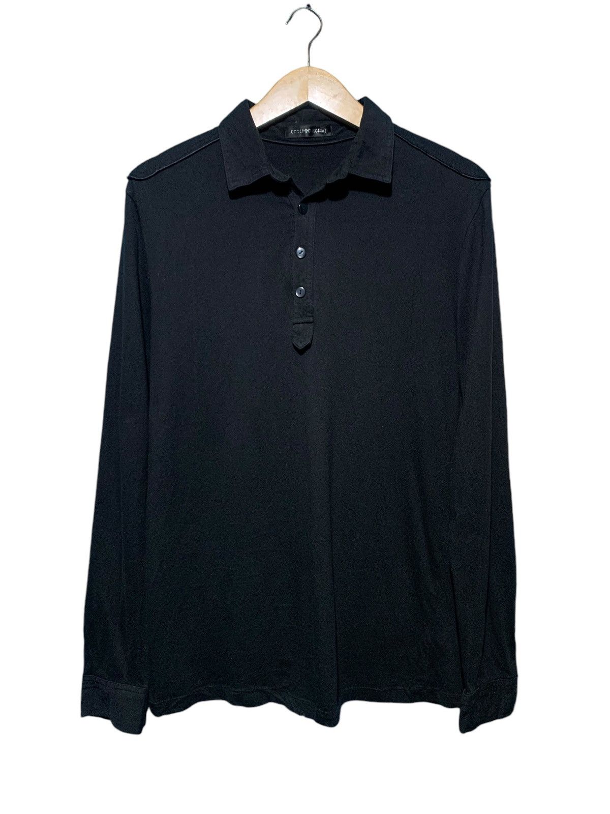 Cool Dog gothic punk rock western longsleeve polos