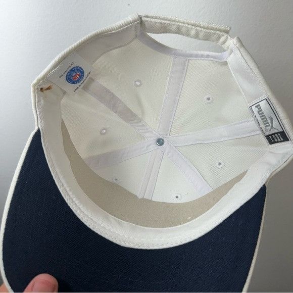 NFL × Puma NWT PUMA DENVER BRONCOS NFL WHITE VINTAGE BASEBALL CAP VELCR Size ONE SIZE - 5 Thumbnail