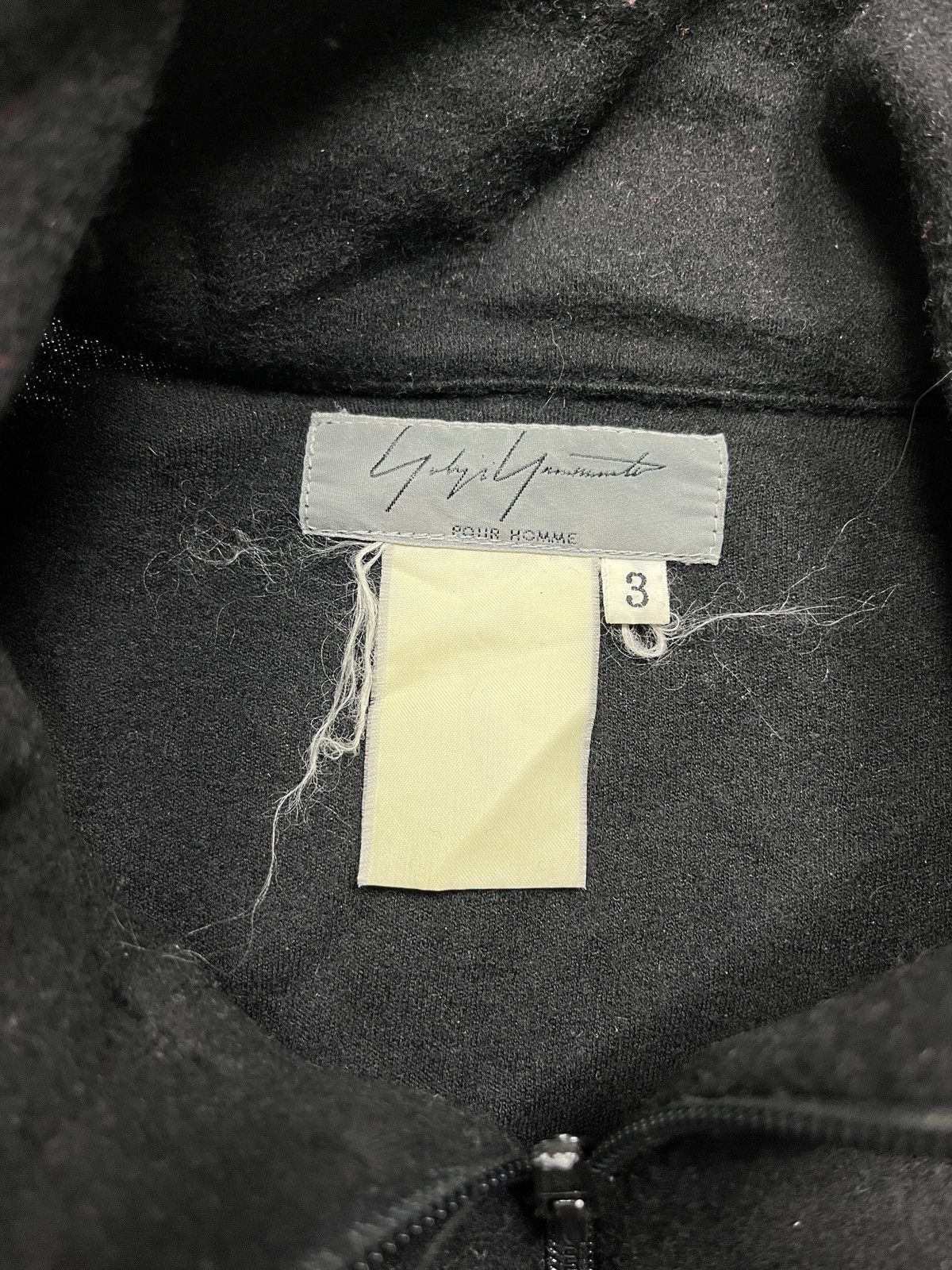 Yohji Yamamoto Yohji Yamamoto Pour Homme Distressed Rare Fleece Jacket Size US S / EU 44-46 / 1 - 15 Thumbnail