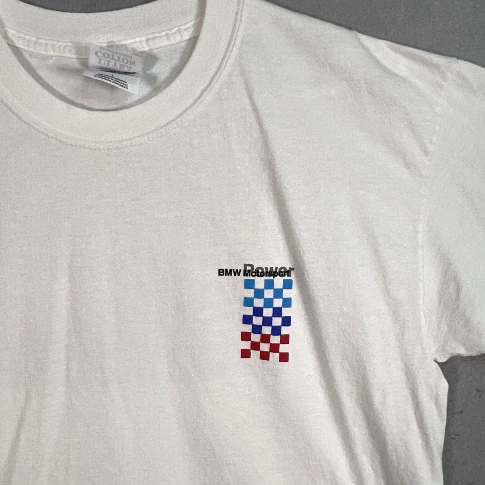 Gildan VINTAGE BMW M3 GT-3 E36 T Shirt Adult Large White Mens Size US L / EU 52-54 / 3 - 3 Thumbnail