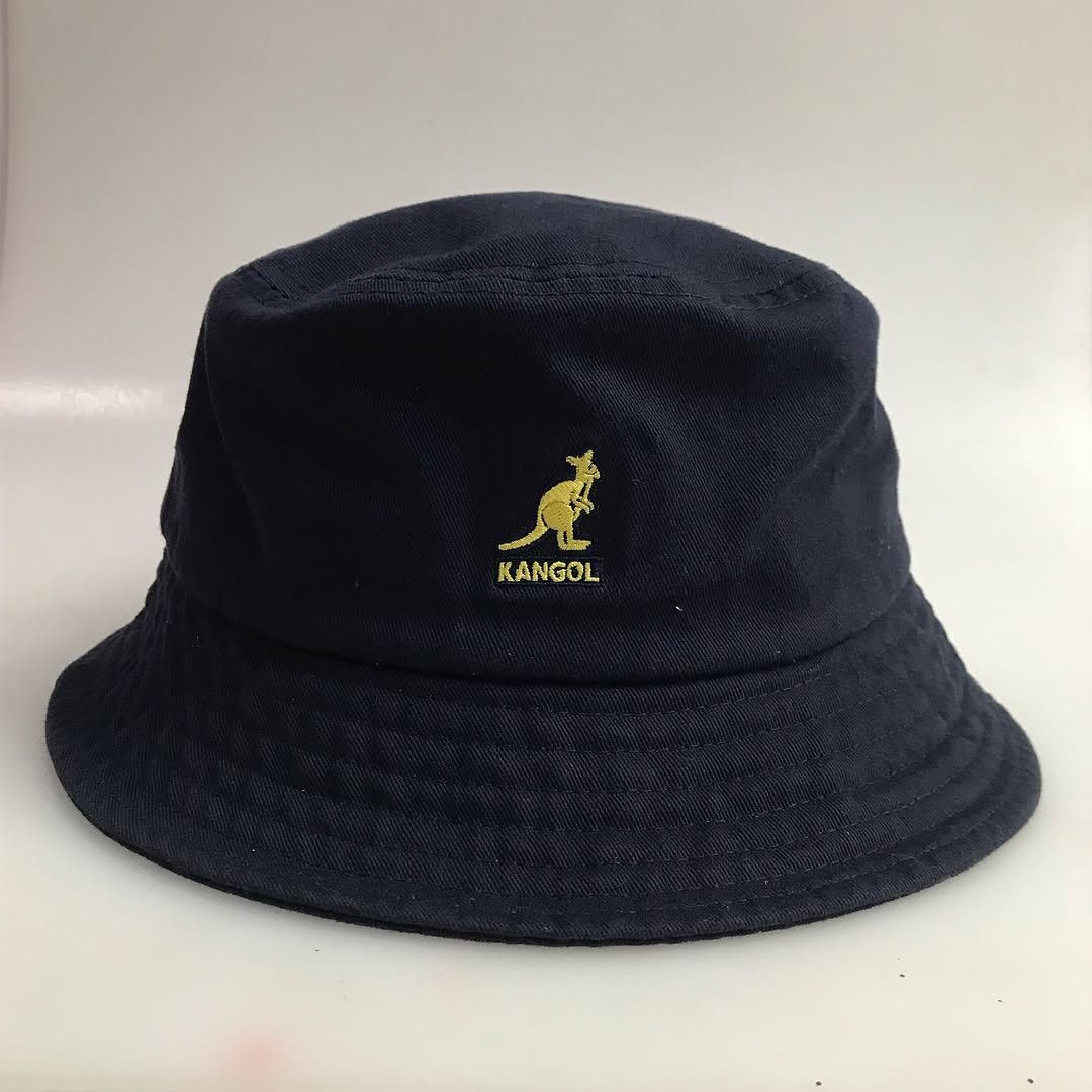 Kangol Kangol of london Black Bucket Hat Stone washed bucket hat Size ONE SIZE - 8 Thumbnail