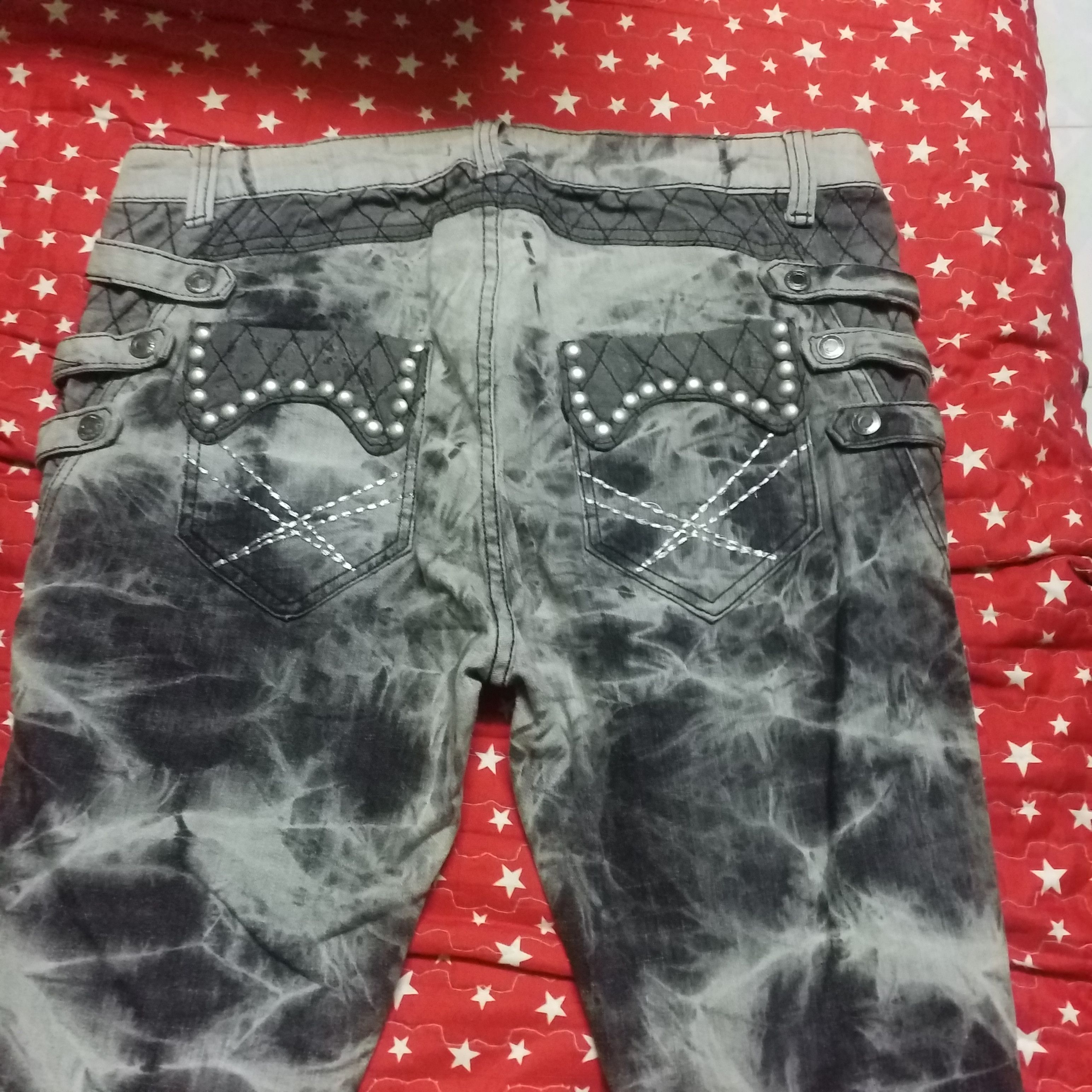 Other TIE DYE STRETCH JEANS RR YUYU Size 36" / US 14 / IT 50 - 4 Thumbnail