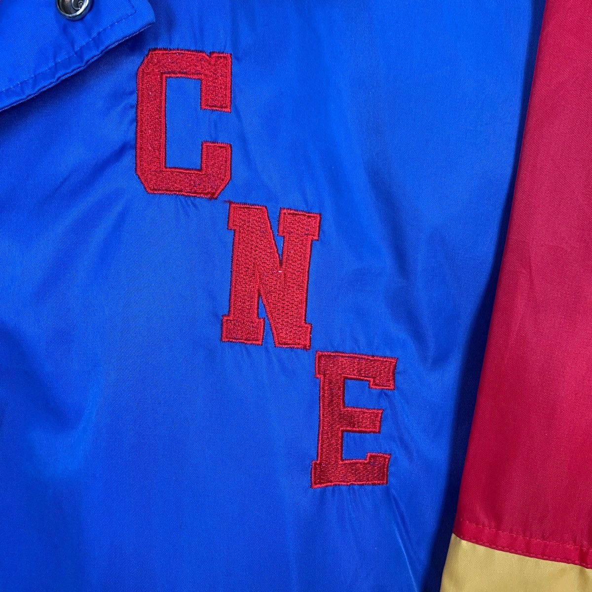 Japanese Brand CENTER CLEASE To Act Big Logo Coach Jacket #2469-C111 Size US L / EU 52-54 / 3 - 7 Thumbnail
