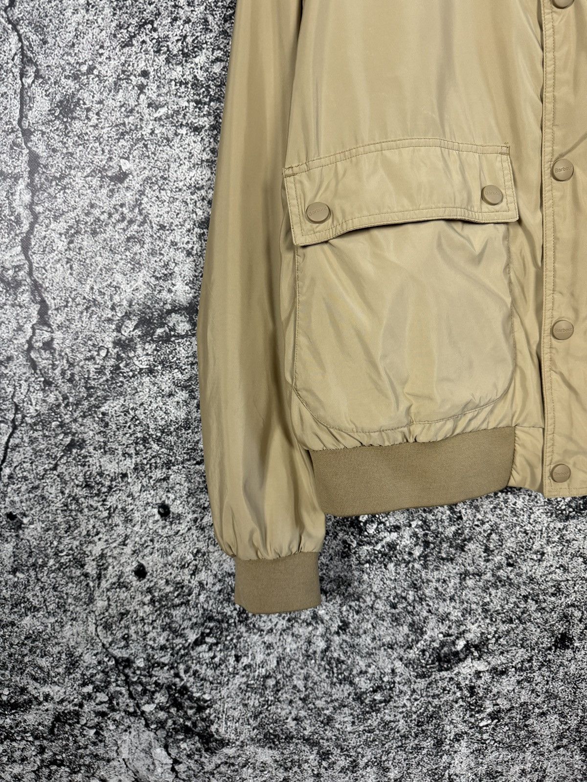Barbour Barbour Lightweight Mettalic Flyer Beige Jacket Military XXL Size US XXL / EU 58 / 5 - 4 Thumbnail