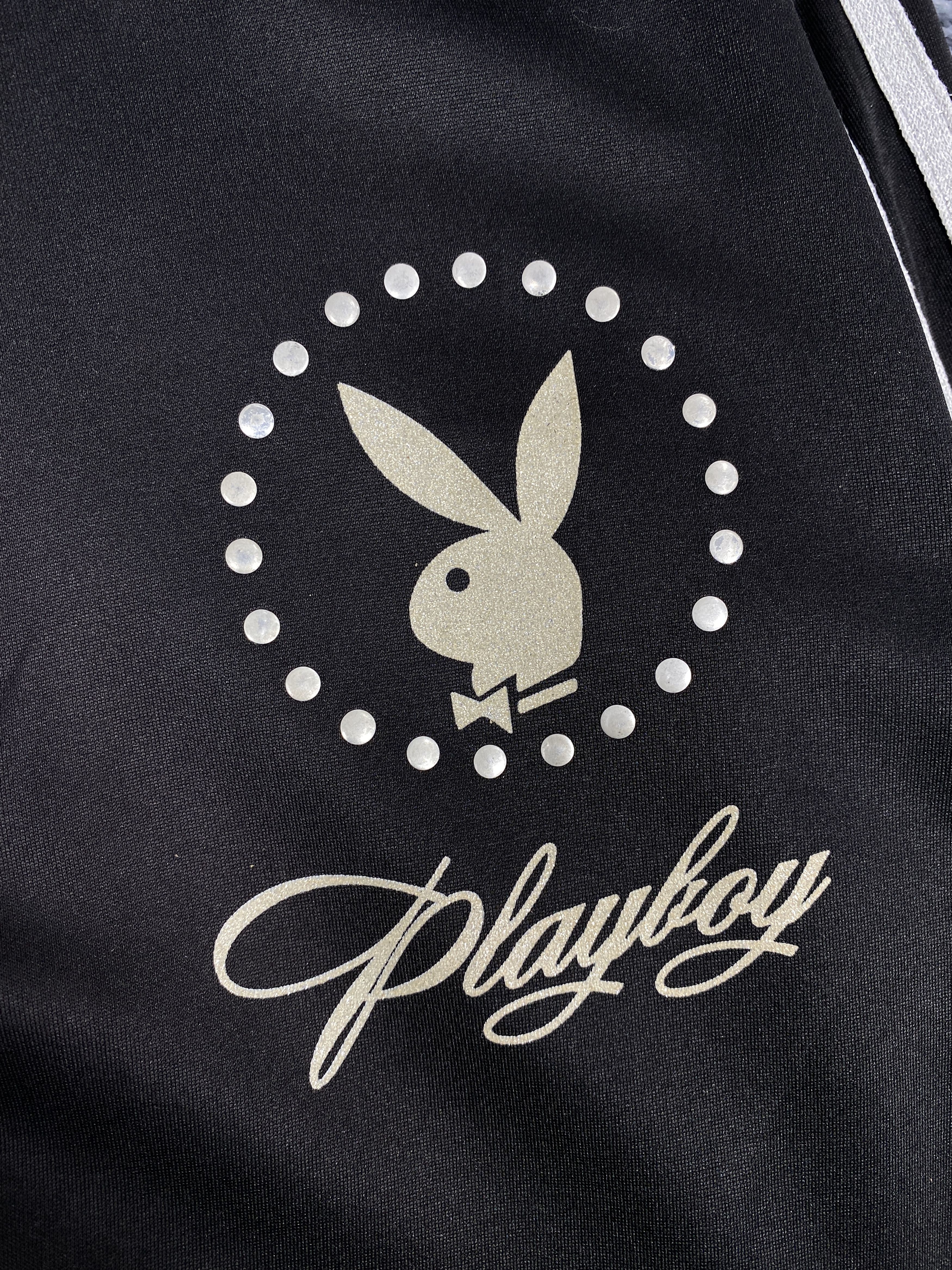 Playboy Vintage Playboy Athletic Zip-Up Track Sportwear Jacket Size US L / EU 52-54 / 3 - 3 Thumbnail