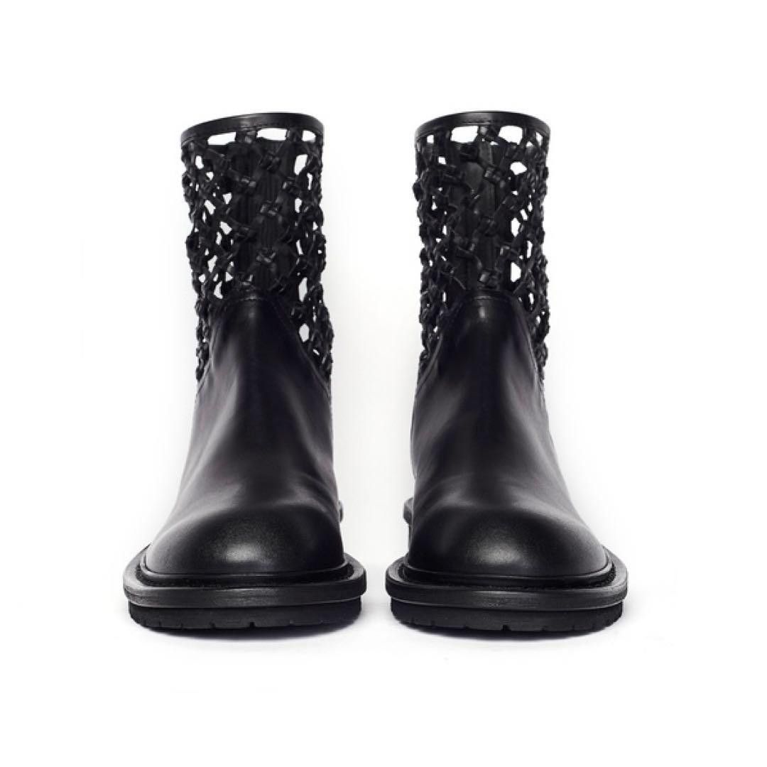Ann Demeulemeester ANN DEMEULEMEESTER Mesh Designed Boots Black 41 Size US 8 / EU 41 - 2 Thumbnail