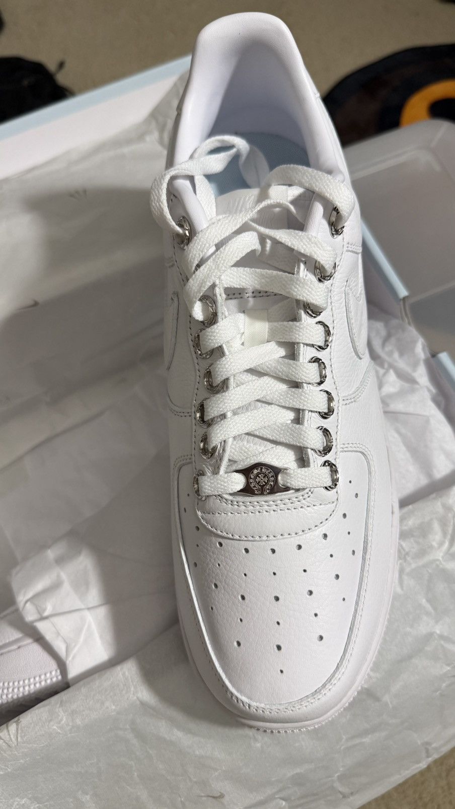 Chrome Hearts × Drake CHROME HEARTS NOCTA AIR FORCE 1 LOW SIZE 12 CLB Size US 12 / EU 45 - 5 Thumbnail