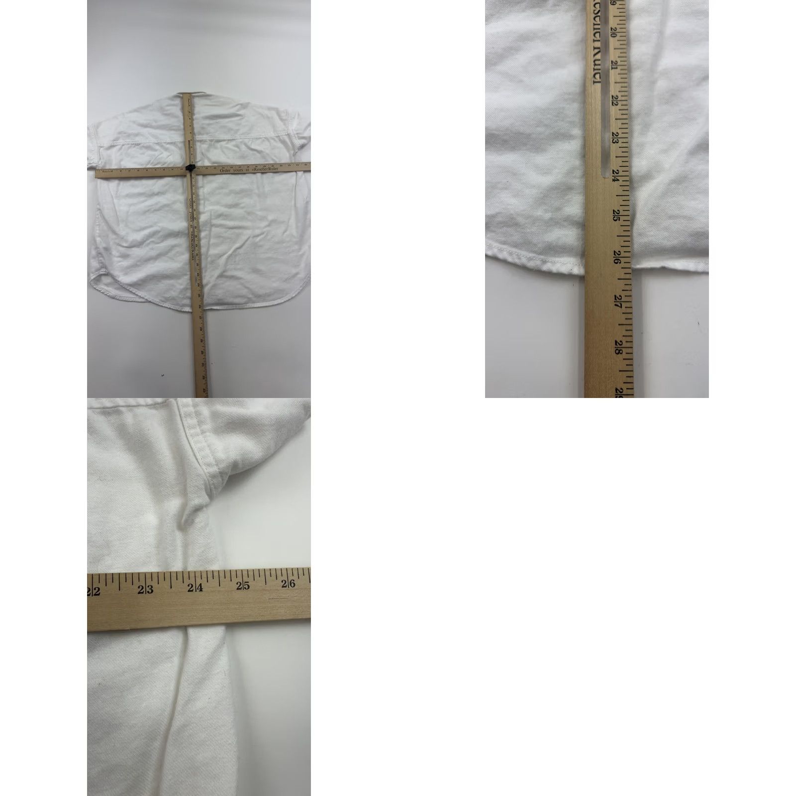 Madewell VINTAGE Madewell Shirt Womens Medium Button-Up Short Sleeve Casual Pockets Workwear Size M / US 6-8 / IT 42-44 - 8 Thumbnail