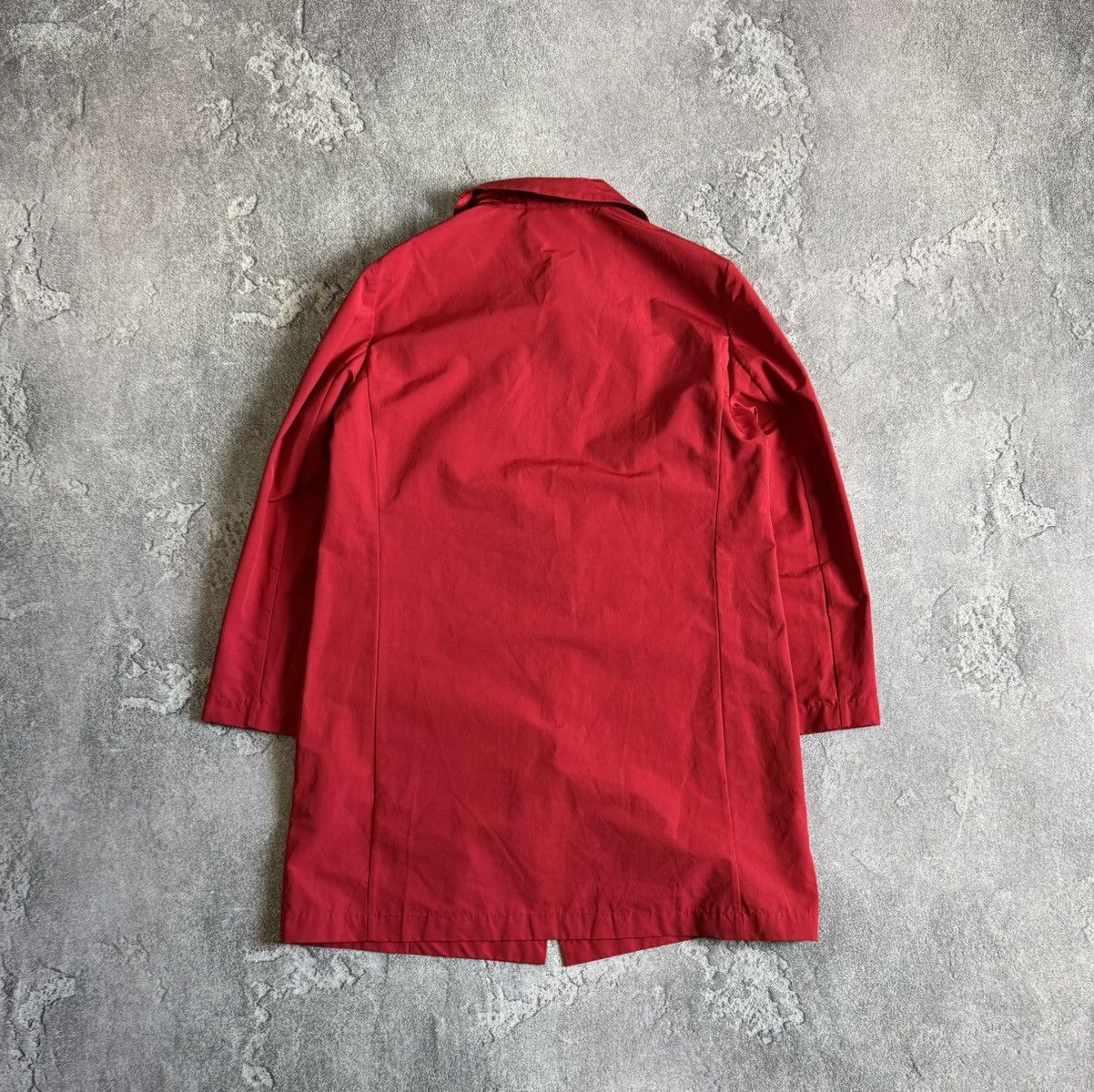 Aspesi × Designer Aspesi M button up red jacket light coat Size M / US 6-8 / IT 42-44 - 15 Thumbnail