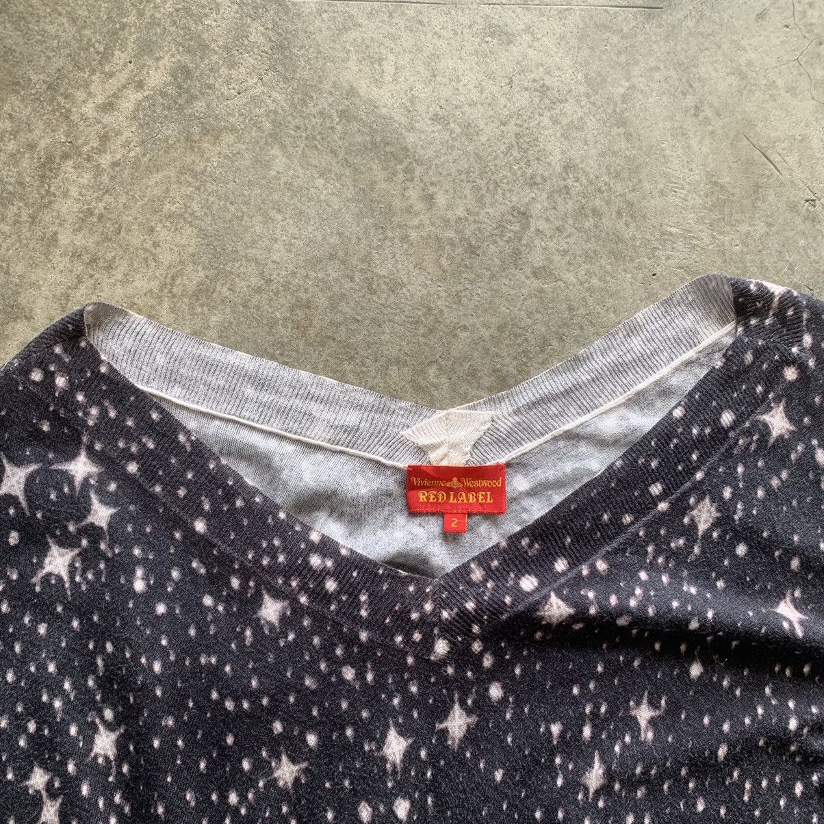 Vivienne Westwood Archives Star Print Batwing Blouse Size M / US 6-8 / IT 42-44 - 5 Thumbnail