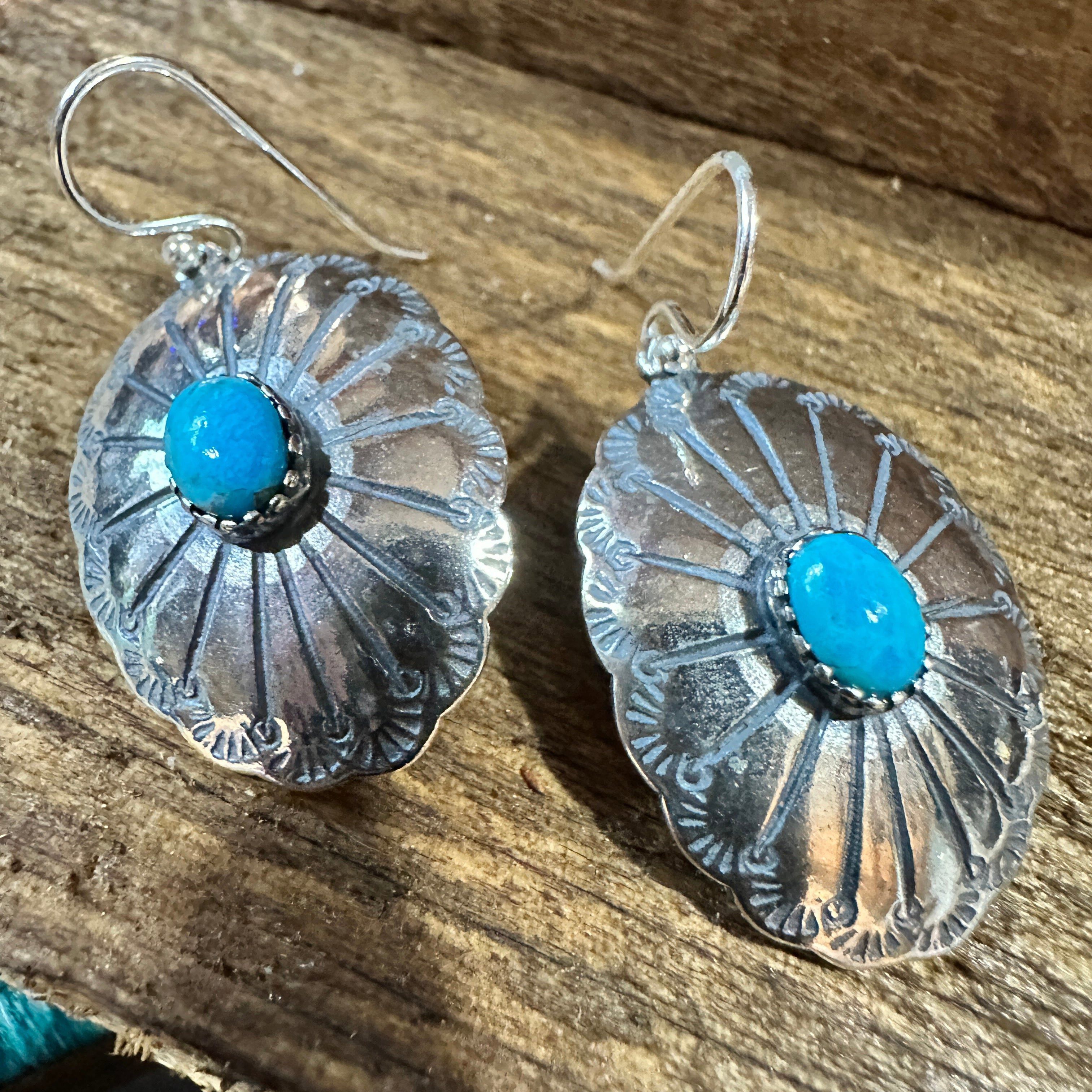 Other Turquoise Dreamcatcher Earrings in Sterling Silver Size ONE SIZE - 4 Thumbnail