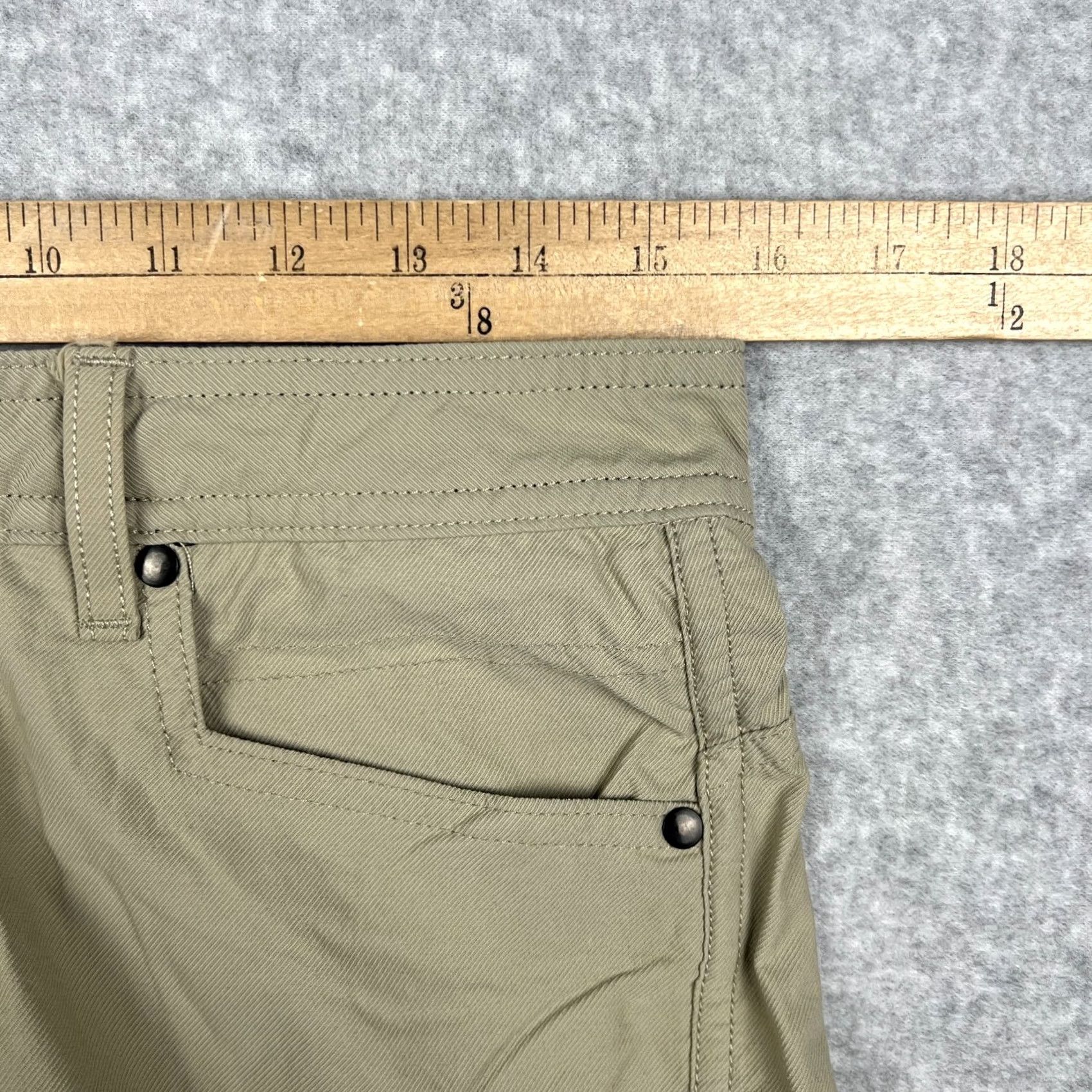 Vintage Western Rise Pants Mens 30 Beige Evolution Stretch Performance Tech 30x31 Hiking Size US 30 / EU 46 - 7 Thumbnail