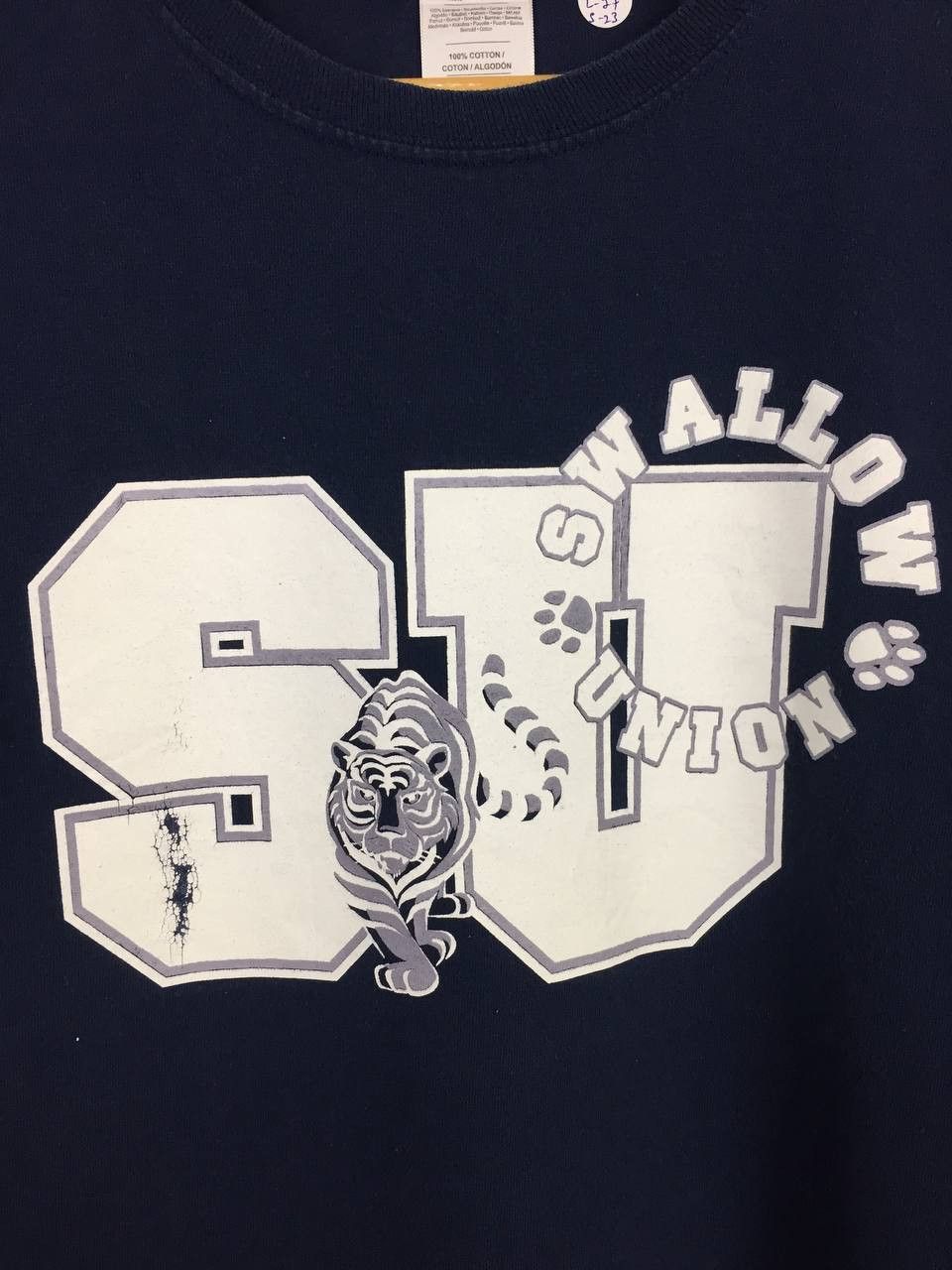 Gildan × Vintage Swallow Union Elementary School Apparel Longsleeve Tee Size US M / EU 48-50 / 2 - 4 Thumbnail