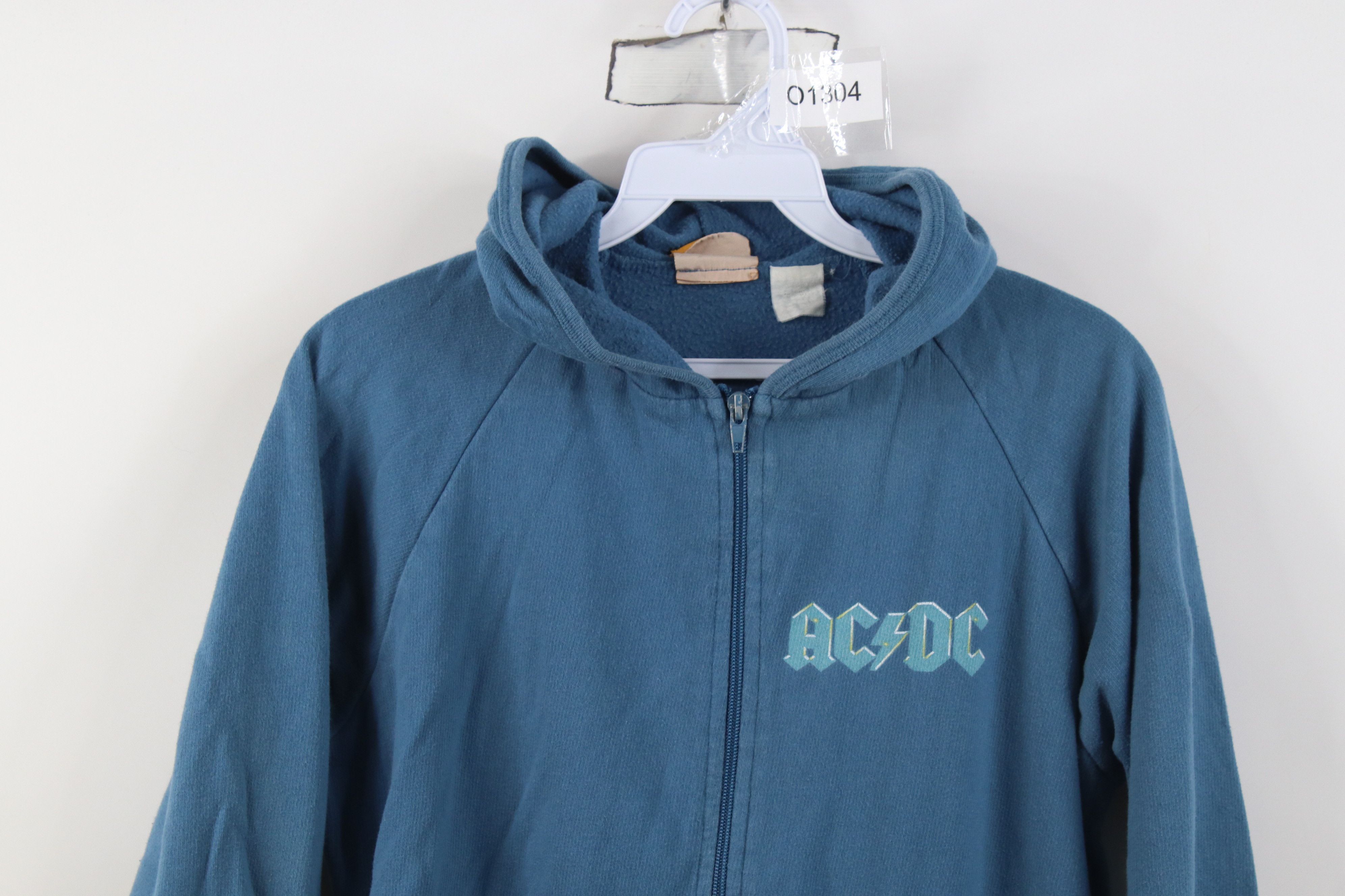 Vintage Vintage Y2K High Voltage Rock N Roll ACDC Band Hoodie Size M / US 6-8 / IT 42-44 - 2 Thumbnail