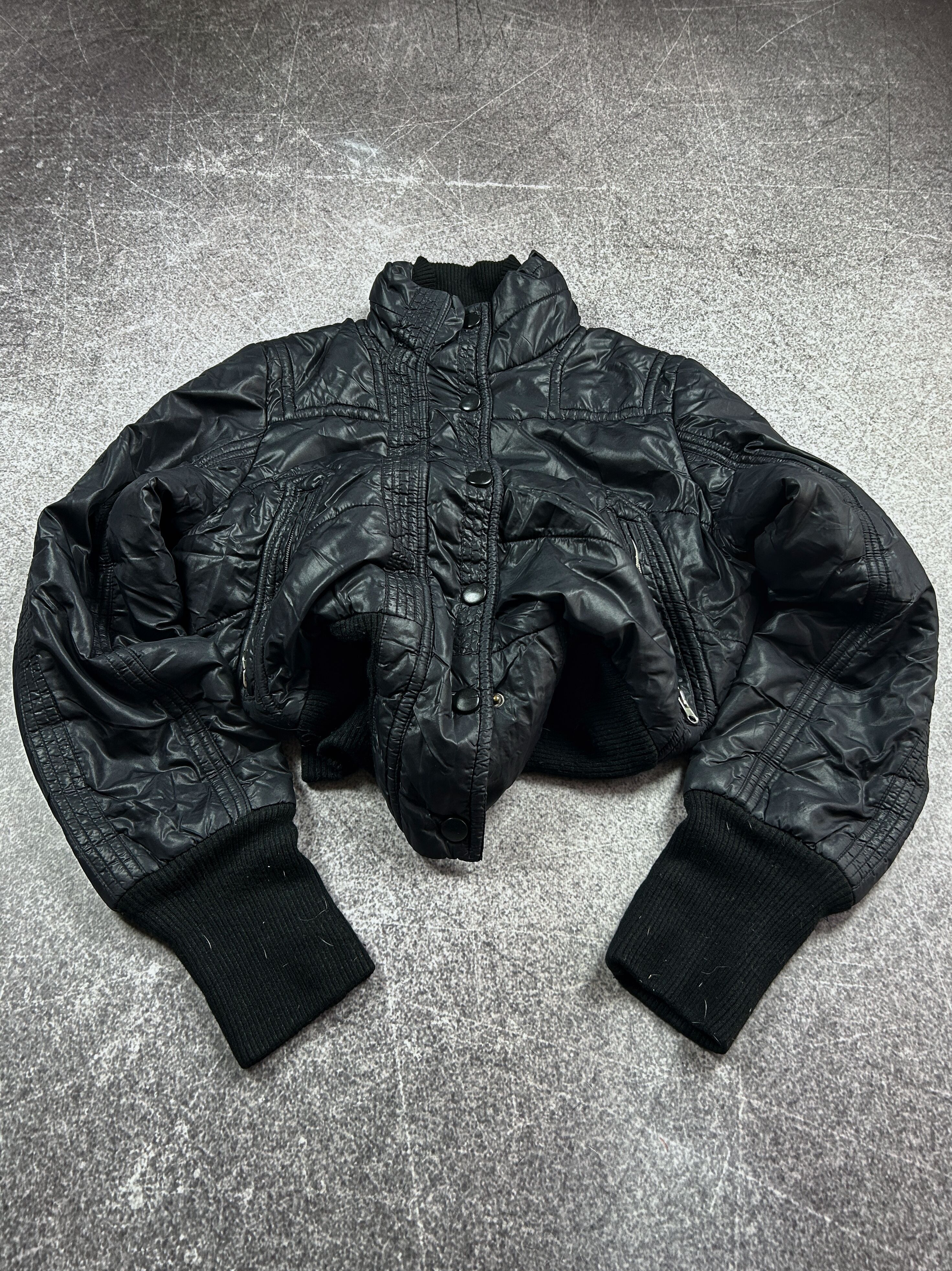 Vintage VTG MAISON MARGIELA RICK OWENS STYLE CROPPED JACKET 90S Size US M / EU 48-50 / 2 - 1 Thumbnail