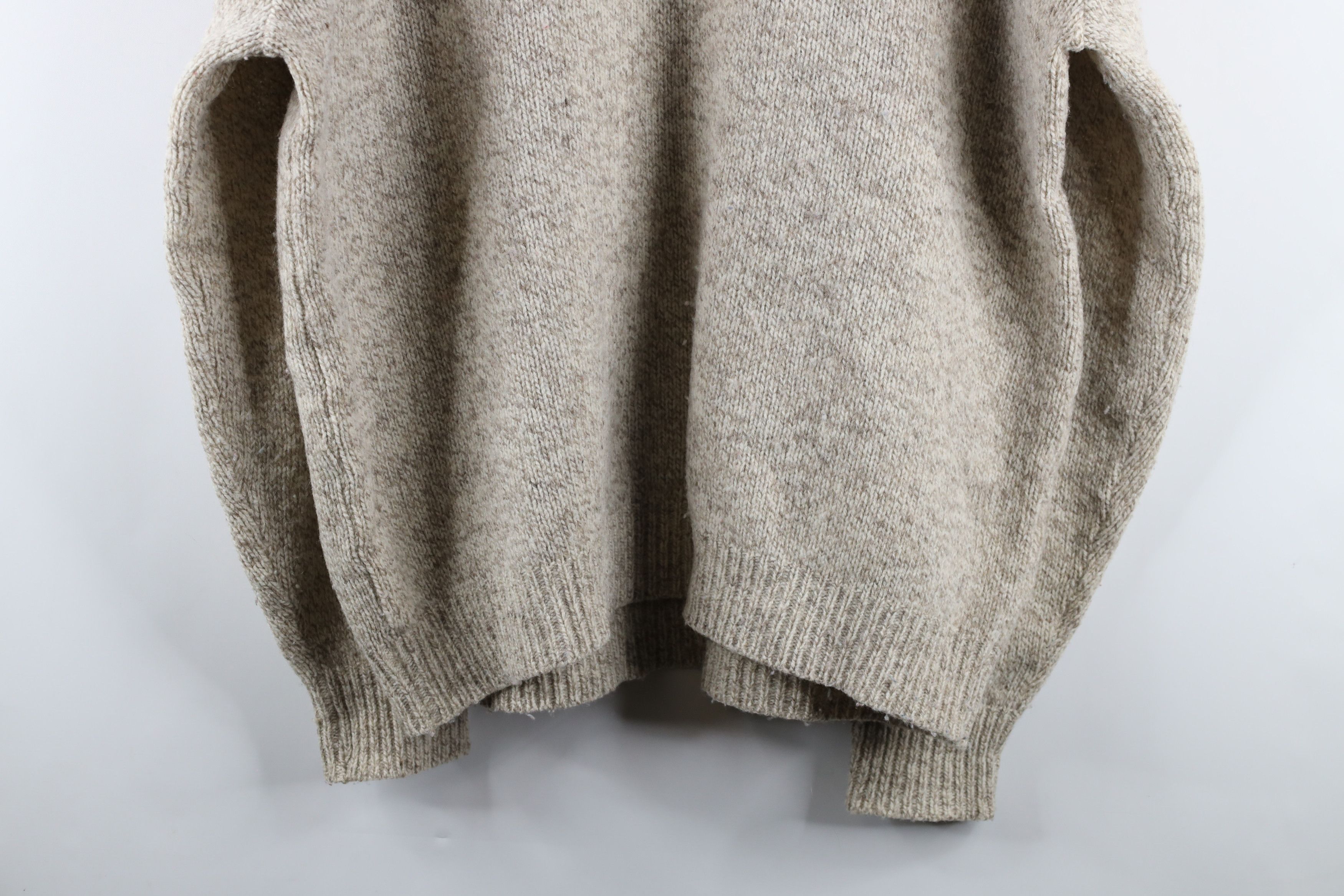 L.L. Bean × Vintage Vintage 70s LL Bean Blend Knit Crewneck Sweater Beige USA Size US XL / EU 56 / 4 - 8 Thumbnail