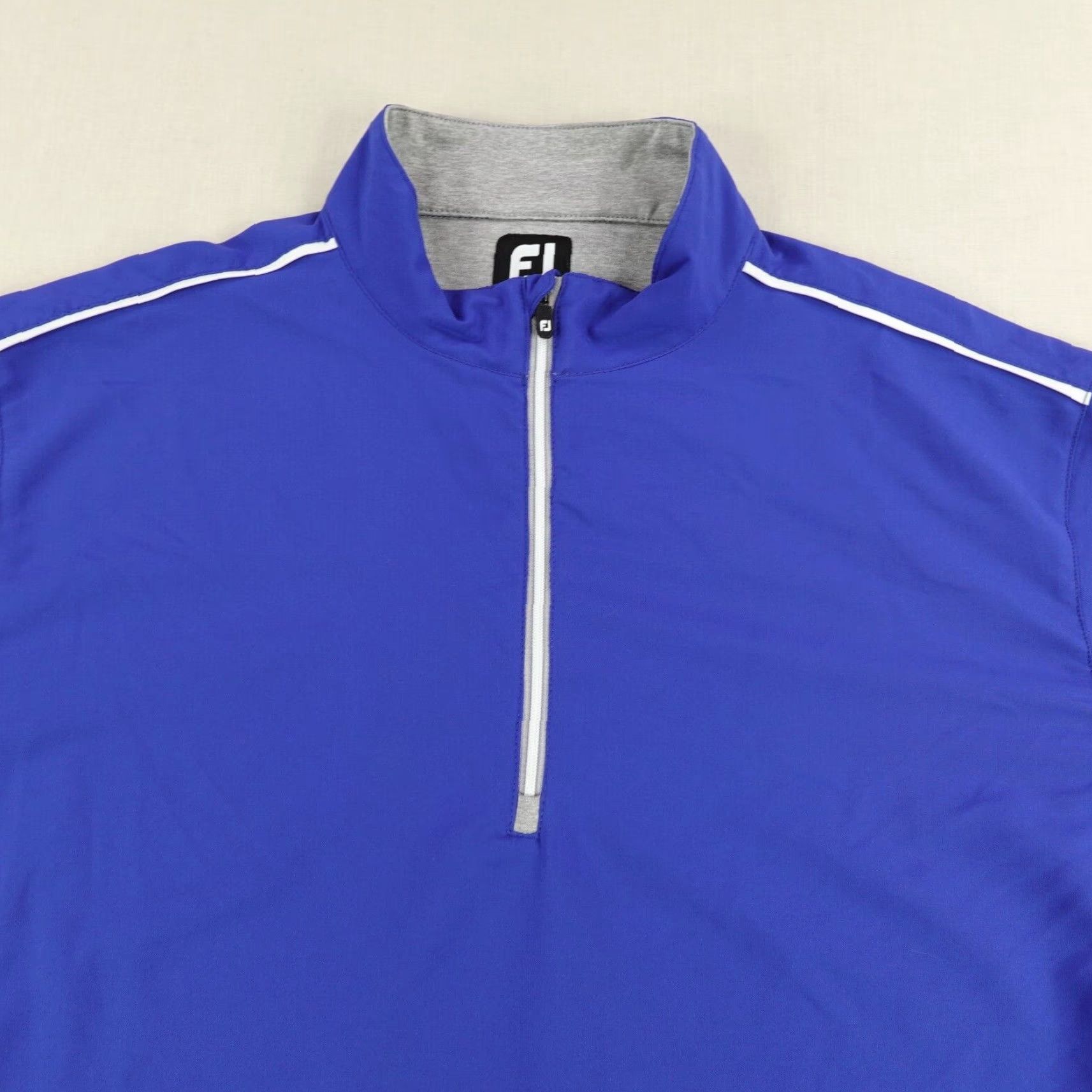 Footjoy FootJoy Jacket Men L Blue 1/2 Zip Windbreaker Golf Pullover Outdoor Sports Size US L / EU 52-54 / 3 - 2 Thumbnail