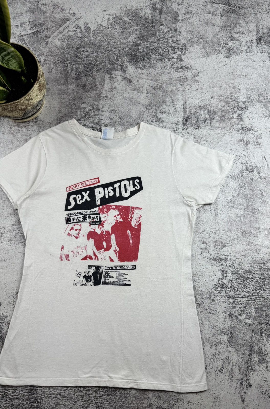 Band Tees Sex Pistols Filthy Lucre Japan Vintage Y2K Dress T Shirt Top Size M / US 6-8 / IT 42-44 - 3 Thumbnail