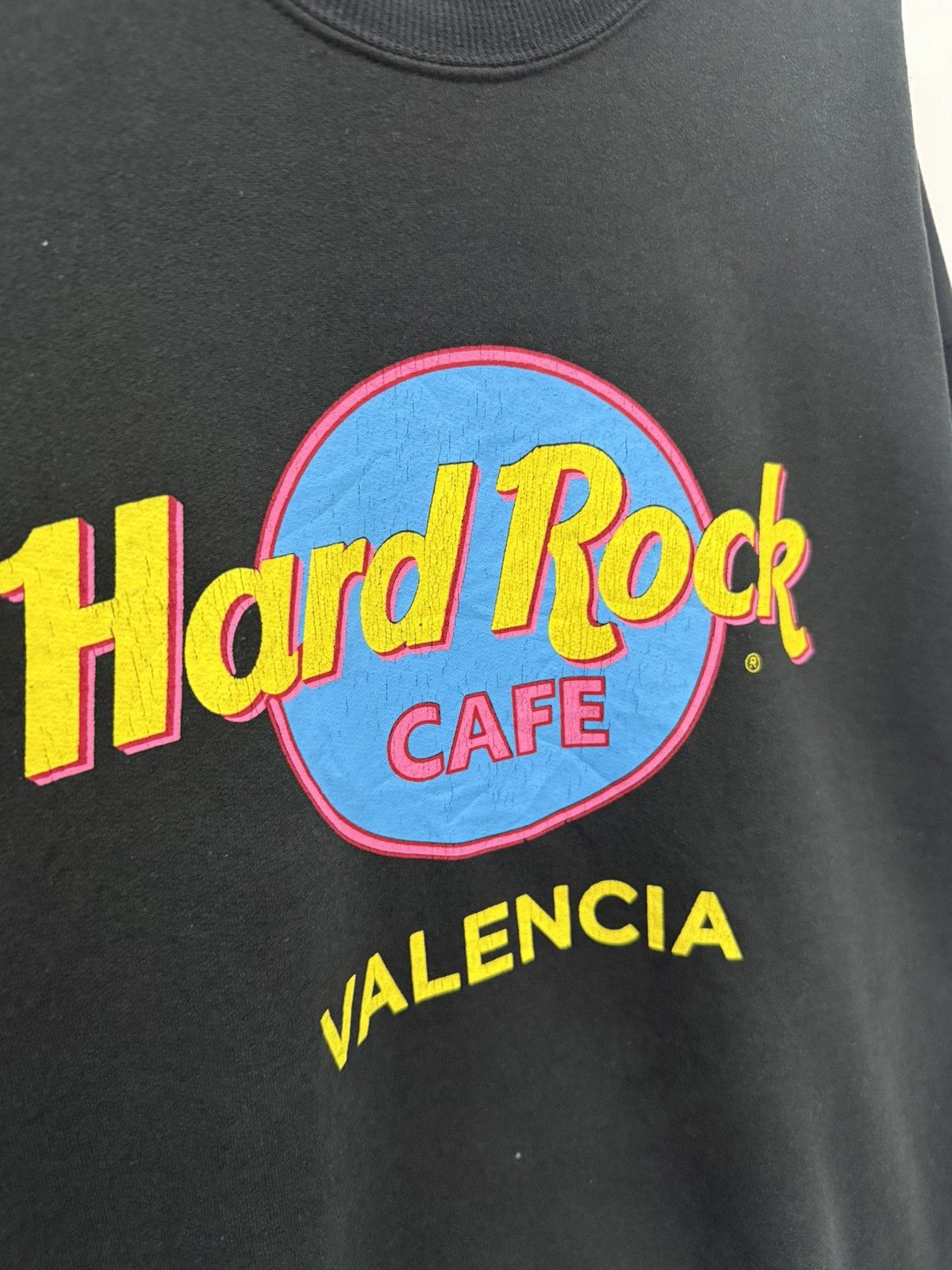 Hard Rock Cafe 🔥 90's Made in USA Valencia Hard Rock Cafe Sweatshirt - XL Size US M / EU 48-50 / 2 - 4 Thumbnail