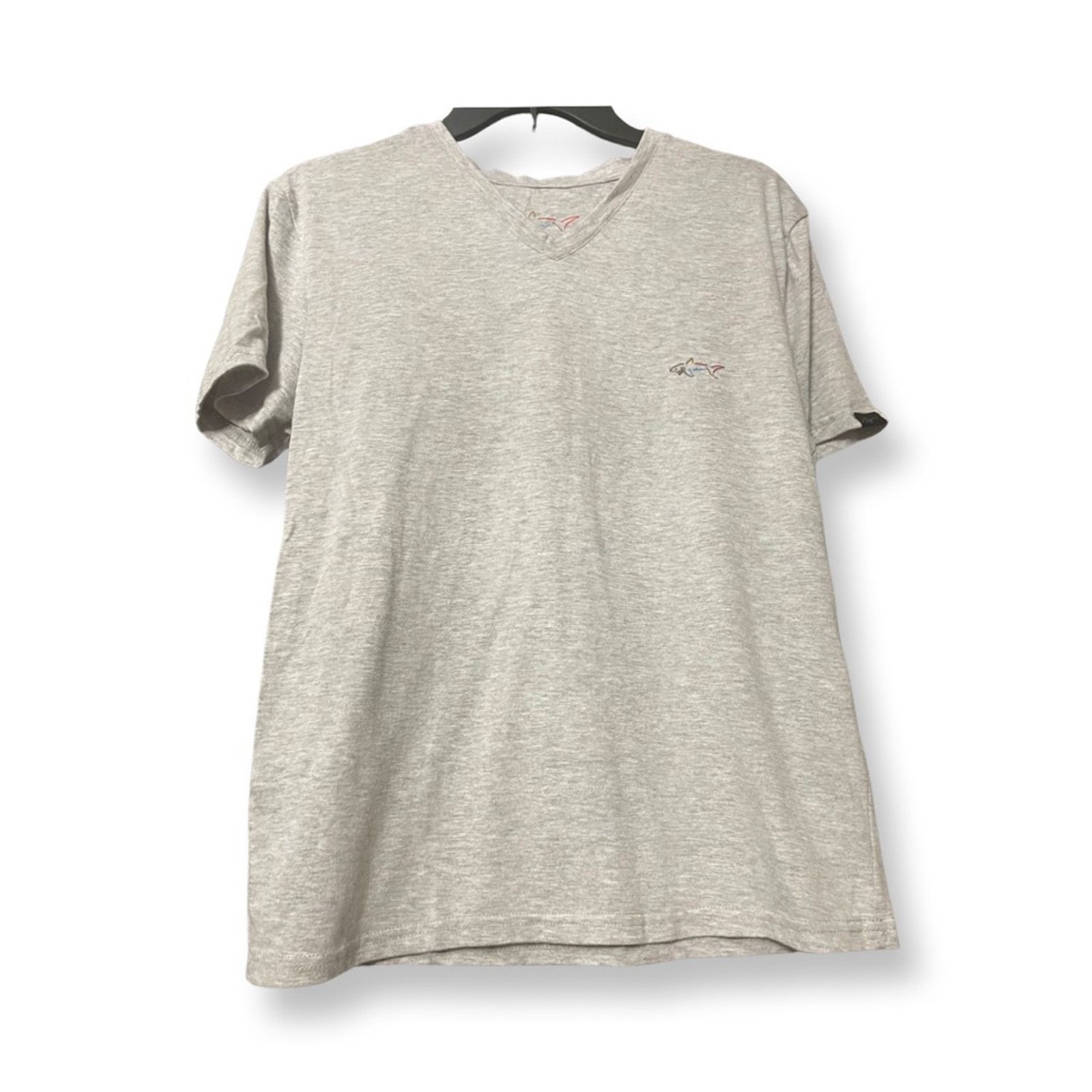Greg Norman Greg Norman Golf T-Shirt V-Neck Athletic Fit Gray Men's M Size US M / EU 48-50 / 2 - 3 Thumbnail