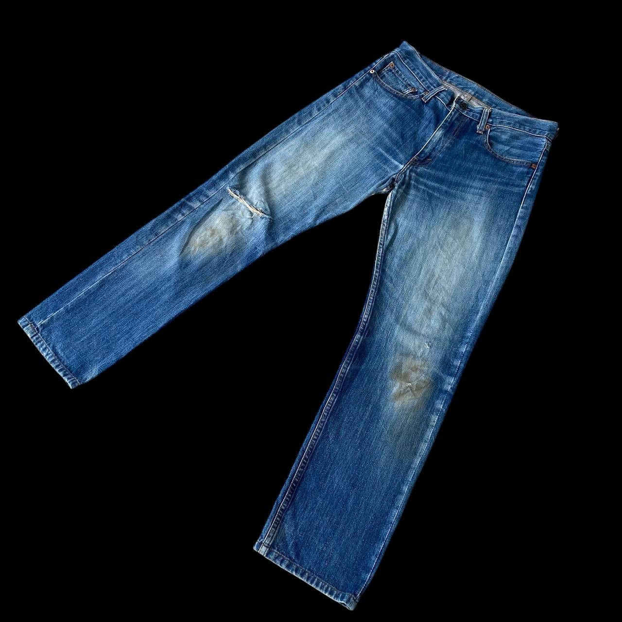 Levi's Vintage Clothing VINTAGE LEVIS 505 DISTRESSED DENIM W32X29" Size US 32 / EU 48 - 6 Thumbnail
