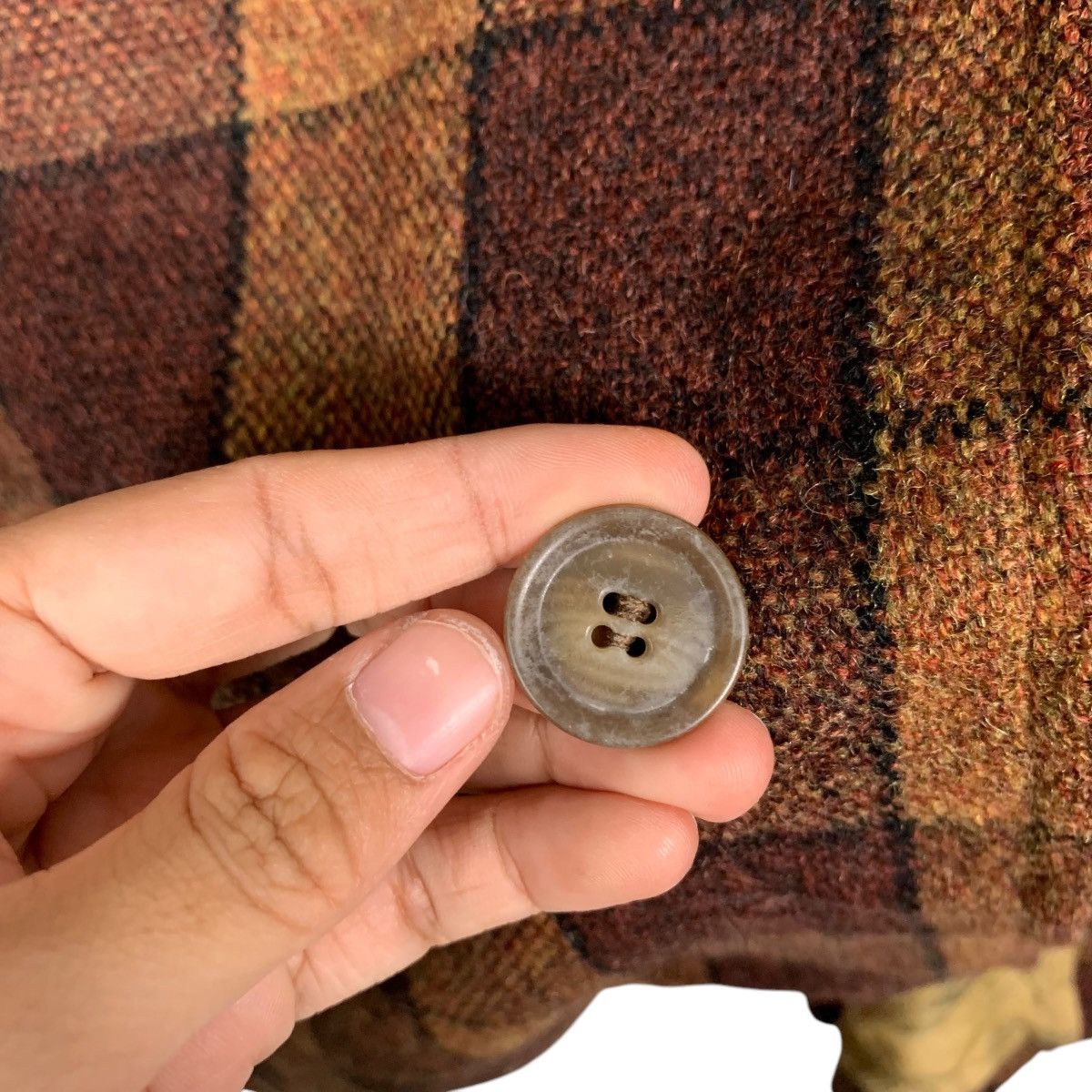 Vintage Vintage 80’s Classic Retro Checked Wool Jacket #2868-C129 Size US L / EU 52-54 / 3 - 10 Thumbnail