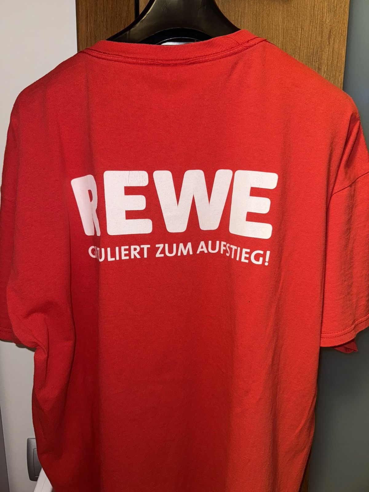 Fruit Of The Loom Red socert shirt 2008 vintage 1 fc koln Size US XXL / EU 58 / 5 - 3 Thumbnail