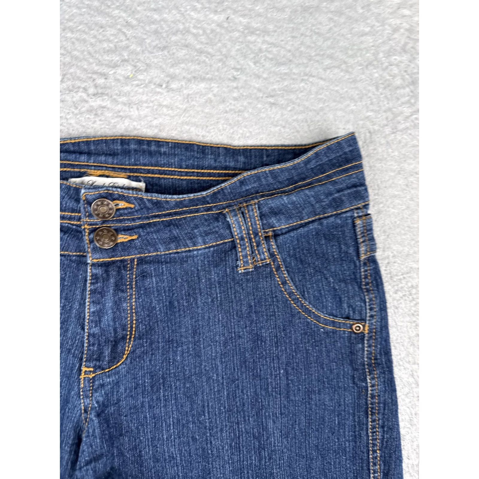 Doublet Level Eight Denim Shorts Juniors 9 Blue Cutoff Raw Hem Stretch Double Button 5.5 Size 30" / US 8 / IT 44 - 5 Thumbnail