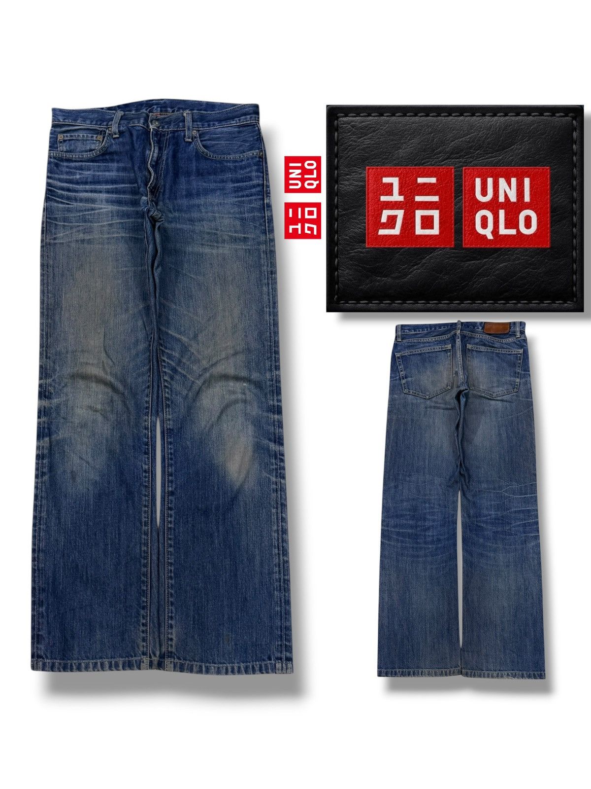 Uniqlo Vintage Uniqlo UJ Japan Denim Jeans | Vintage Fade Wash W32 Size US 32 / EU 48 - 1 Thumbnail