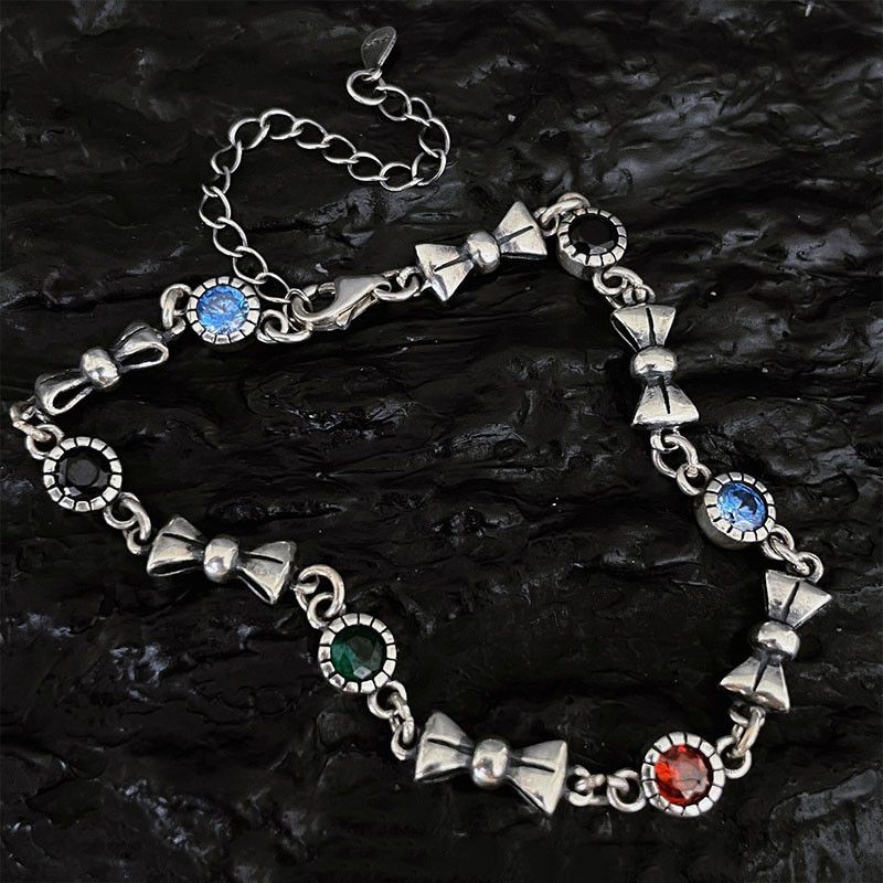 Jewelry Multicolor Zircons Chain Bracelets Size ONE SIZE - 1 Thumbnail