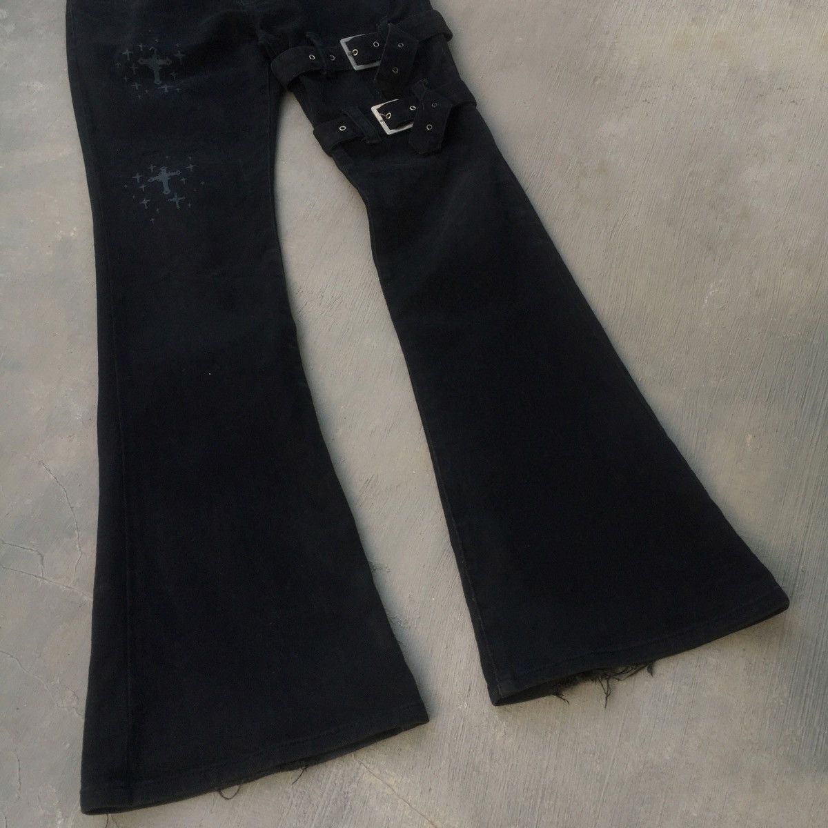 If Six Was Nine Hiderock bondage flare pants Size US 33 - 3 Thumbnail