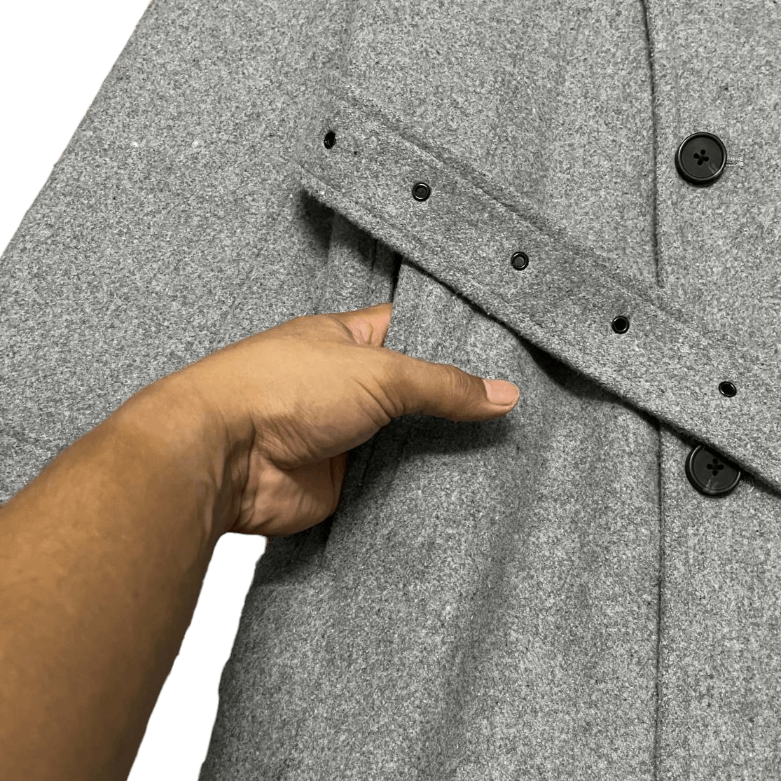 semanticdesign Vintage Semantic Design Long Coat Double Breasted Size US M / EU 48-50 / 2 - 6 Thumbnail