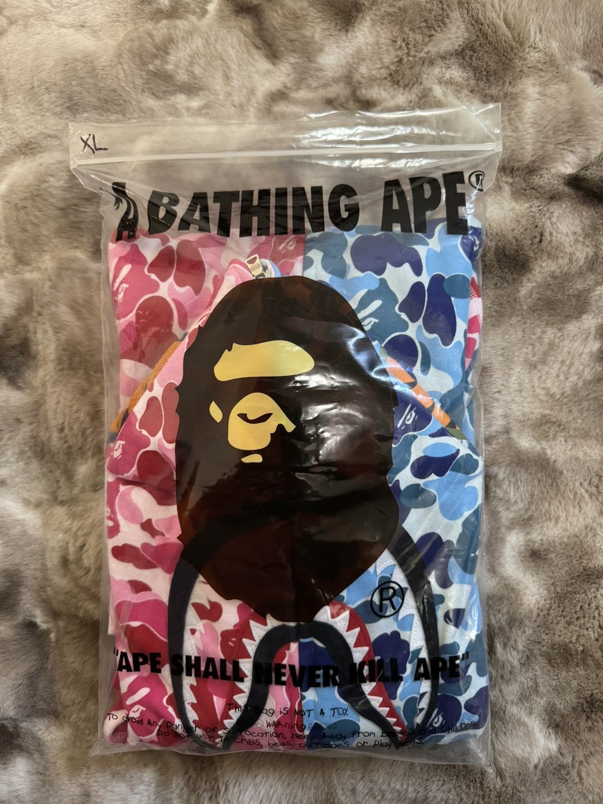 Bape ABC Camo Separate Shark Full Zip Hoodie Size US XL / EU 56 / 4 - 2 Thumbnail