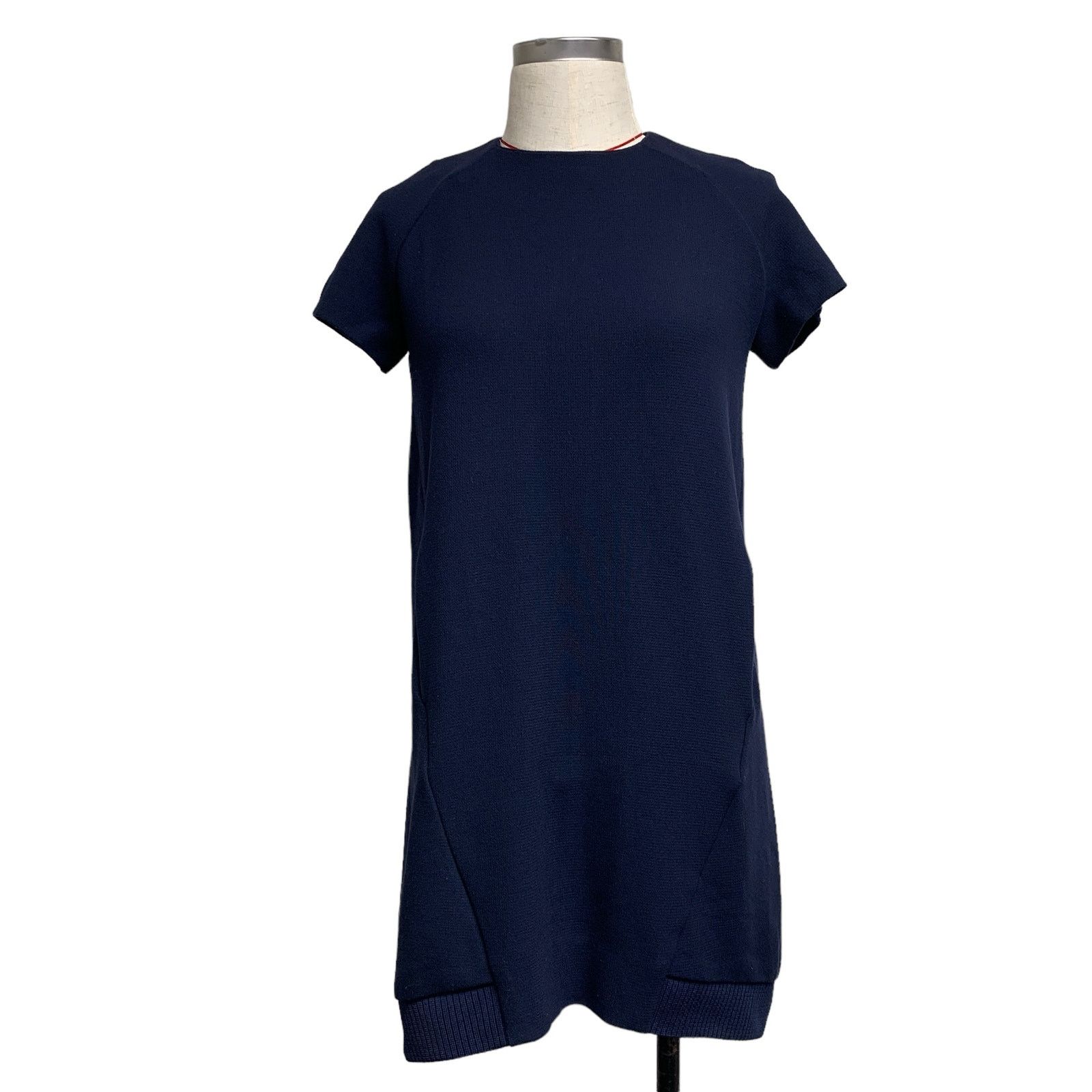 Zara Zara Womens Size M Blue Short Sleeve Dress Size M / US 6-8 / IT 42-44 - 1 Thumbnail