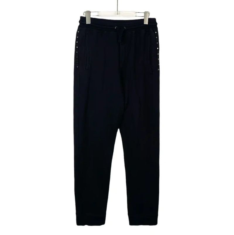 Valentino Valentino Black Cotton Men's Casual Pants 0089 Size US 32 / EU 48 - 1 Thumbnail