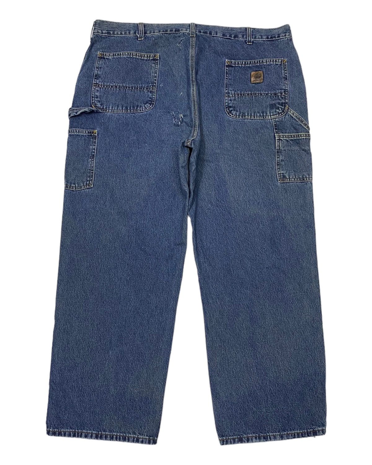 image of Carhartt Dungaree Carpenter Jeans Oversized Baggy in Blue, Men's (Size 42)