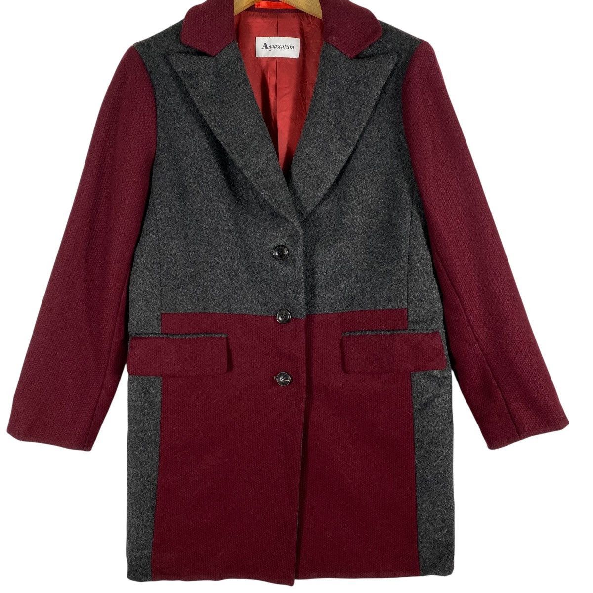 Aquascutum Vintage Aquascutum Wool Long Button Jacket S Size Grey Size US S / EU 44-46 / 1 - 4 Thumbnail