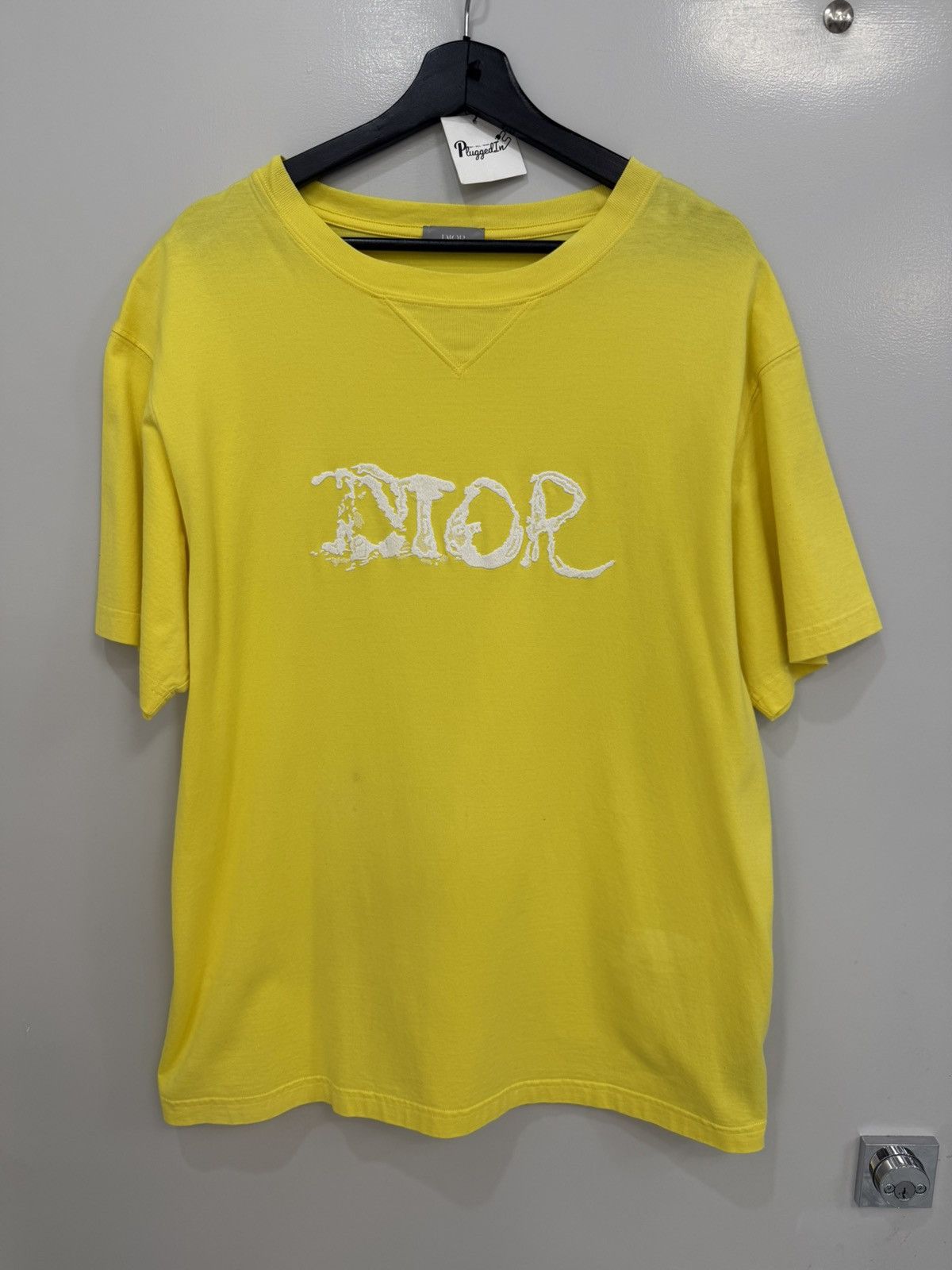 Dior Dior Yellow T-Shirt Size US XL / EU 56 / 4 - 1 Thumbnail