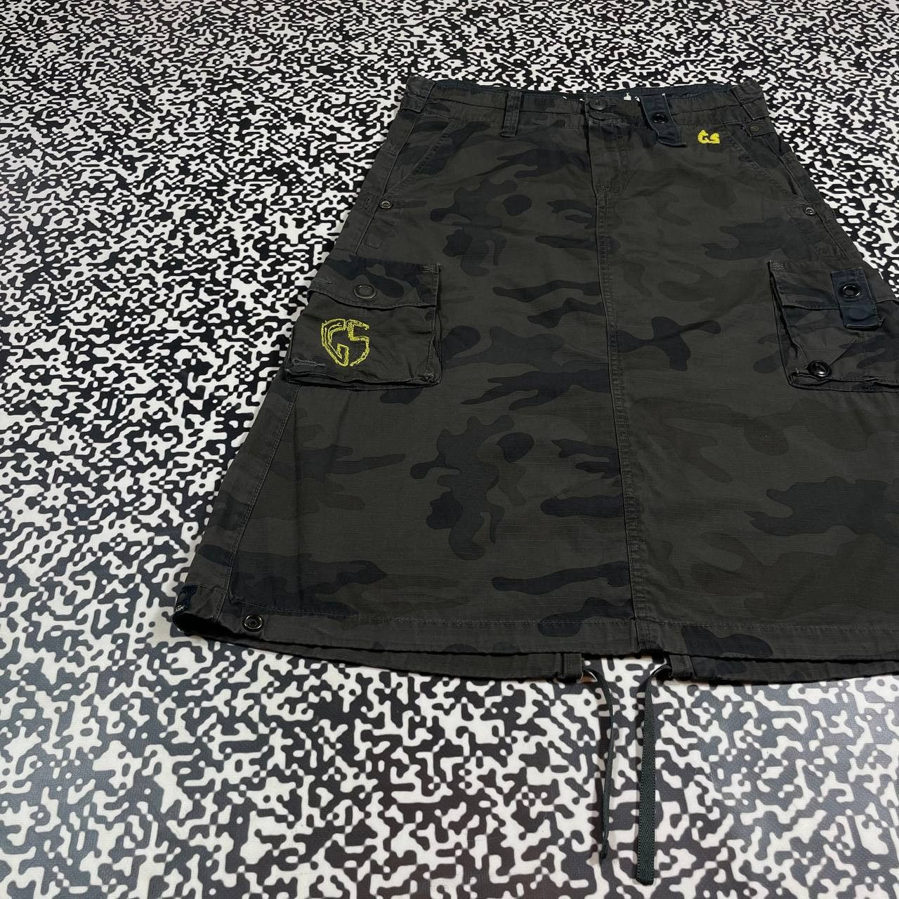 G-Star Vintage Y2K G STAR Camo Cargo Maxi Skirt Japanese Style Size 26" / US 2 / IT 38 - 6 Thumbnail