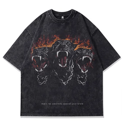 Japanese Brand × Vintage "Fire Catcher-L" T-shirt Size US L / EU 52-54 / 3 - 1 Thumbnail