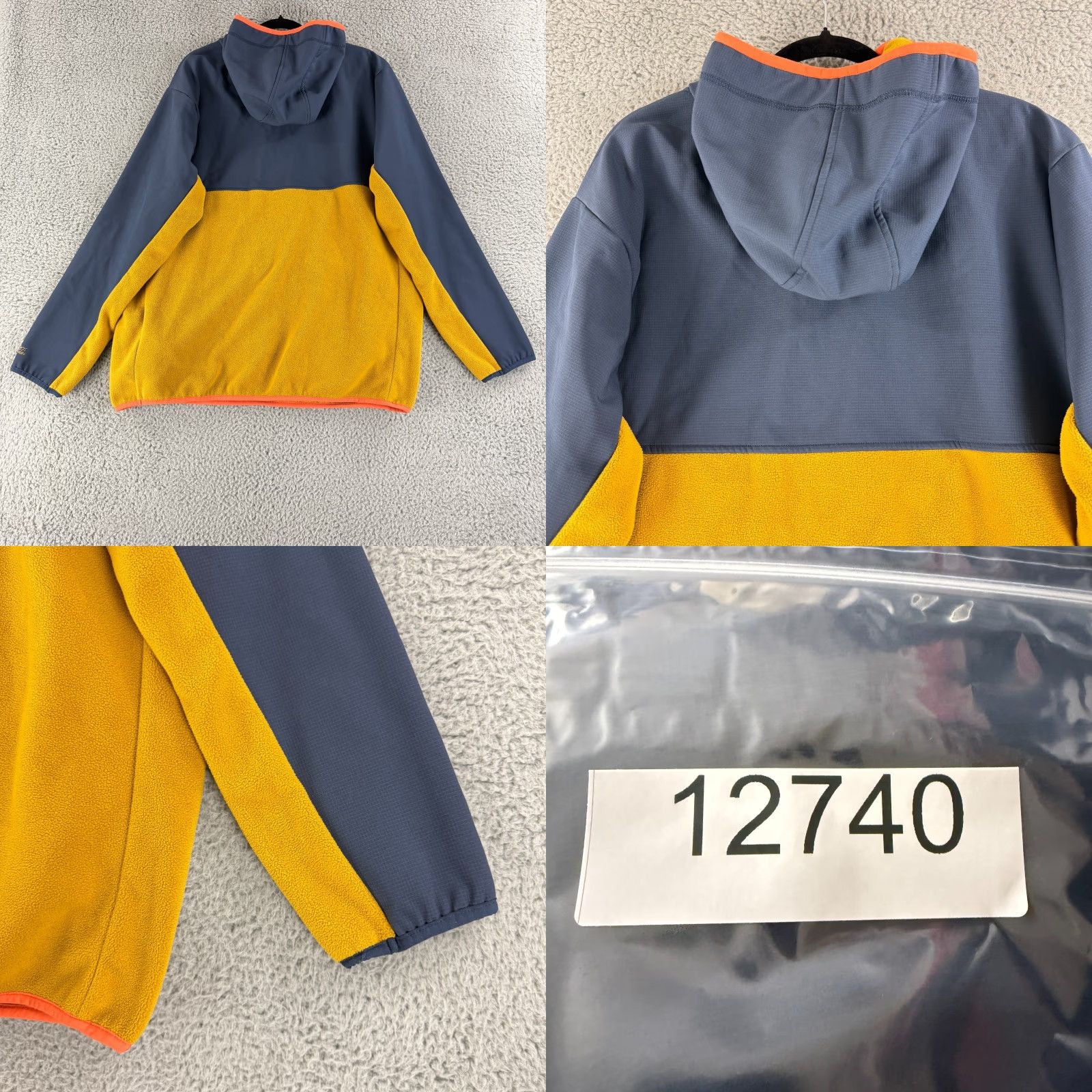Rip Curl Rip Curl Hike Anti Series Pullover Sweater Mens Large Blue Yellow Long Sleeve Size US L / EU 52-54 / 3 - 9 Thumbnail