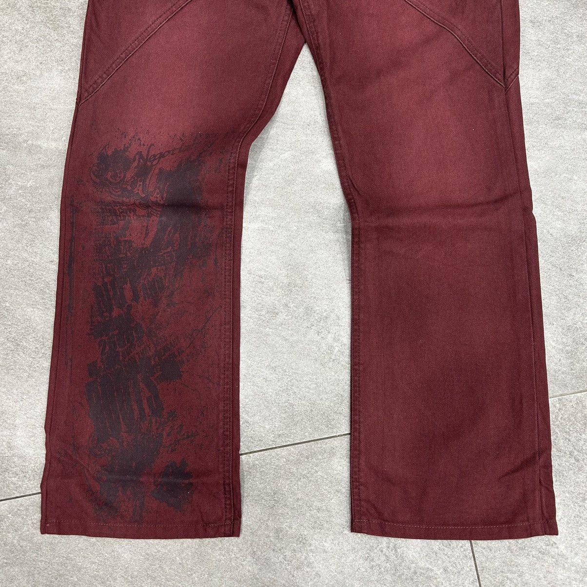 semanticdesign Vintage 90s Semanticdesign Flared Burgundy Pants Size US 34 / EU 50 - 12 Thumbnail