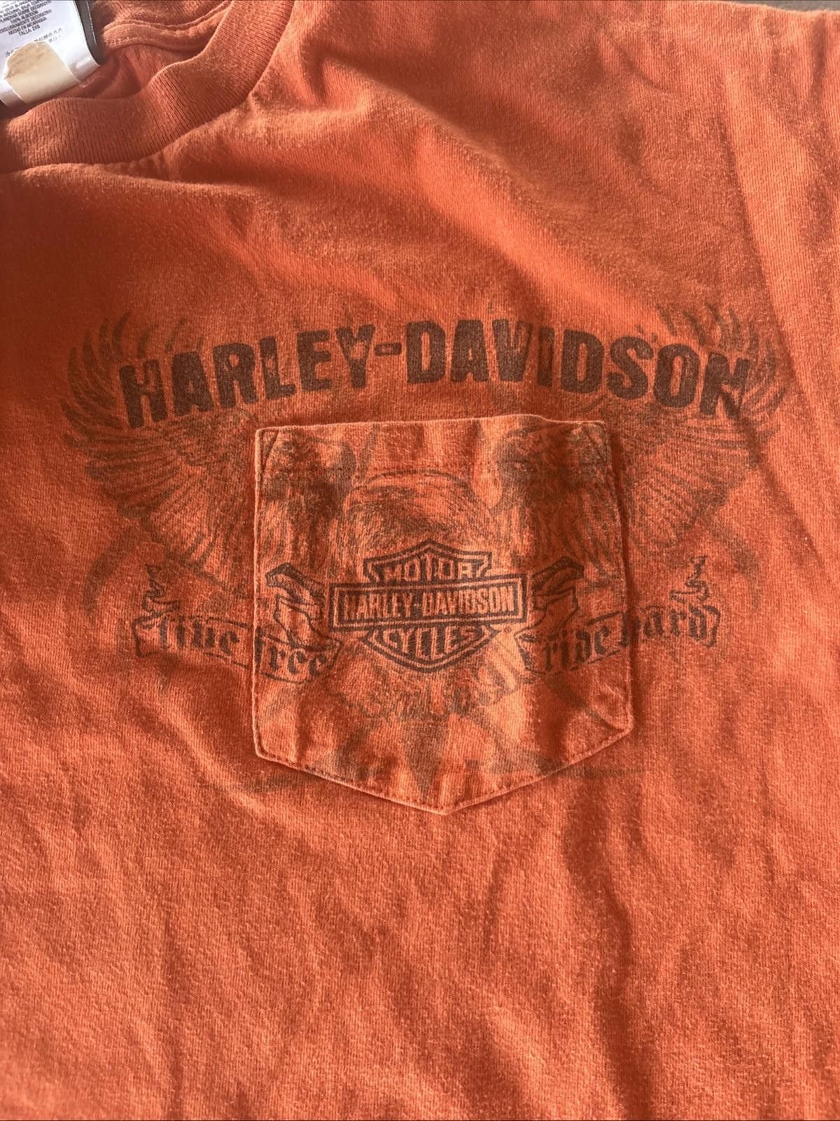Designer Harley Davidson Motorcycles Thunder Bay Ontario Shirt 2XL Size ONE SIZE - 3 Thumbnail