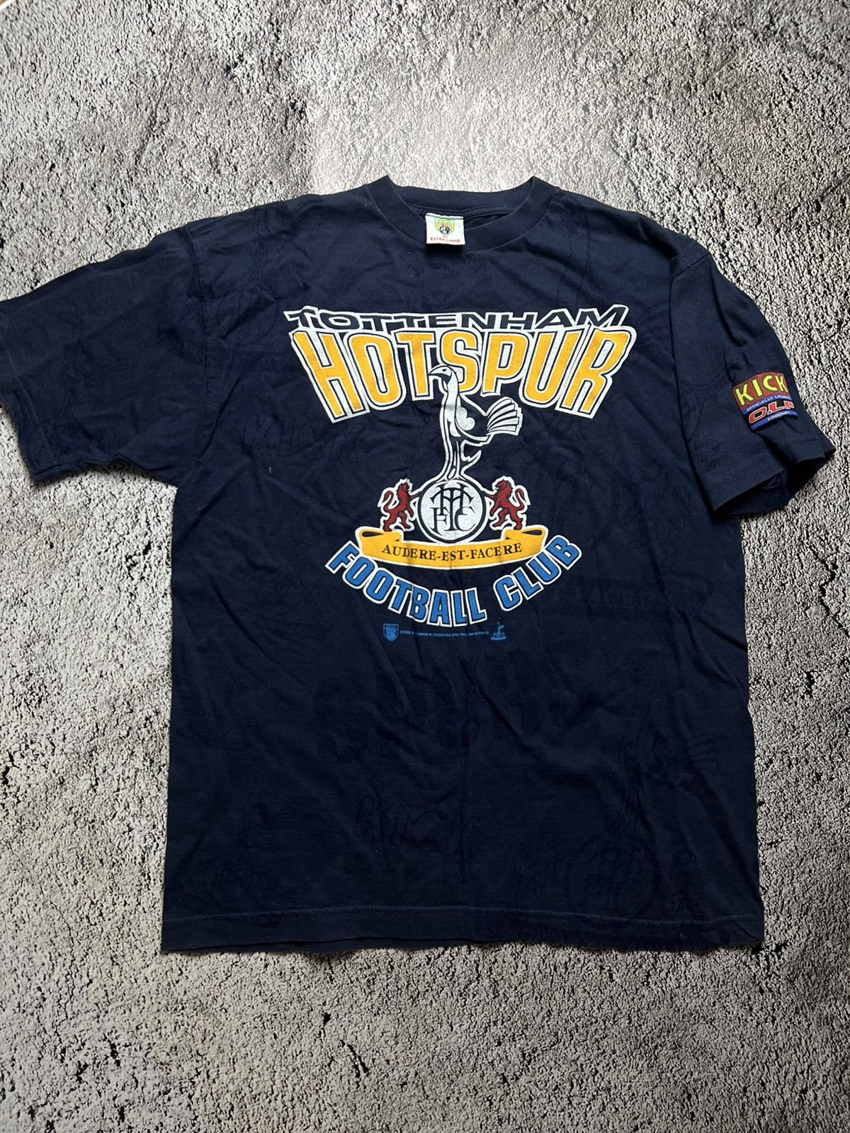 Other VTG 90s Tottenham Hotspur all over print kick sportswear tee Size US XL / EU 56 / 4 - 1 Thumbnail