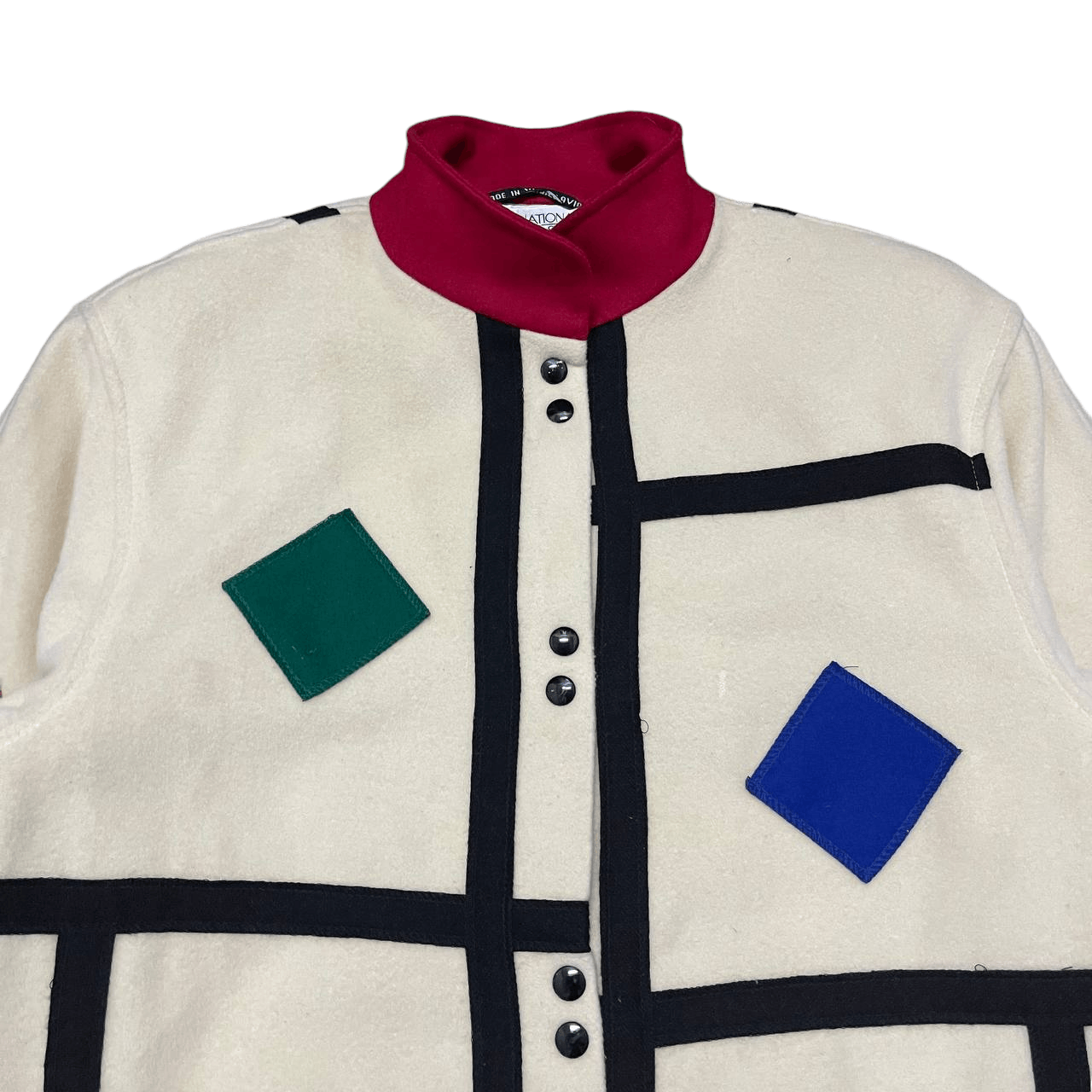 Vintage Vintage International Scene Wool Jacket Made in Yugoslavia Size US M / EU 48-50 / 2 - 2 Thumbnail