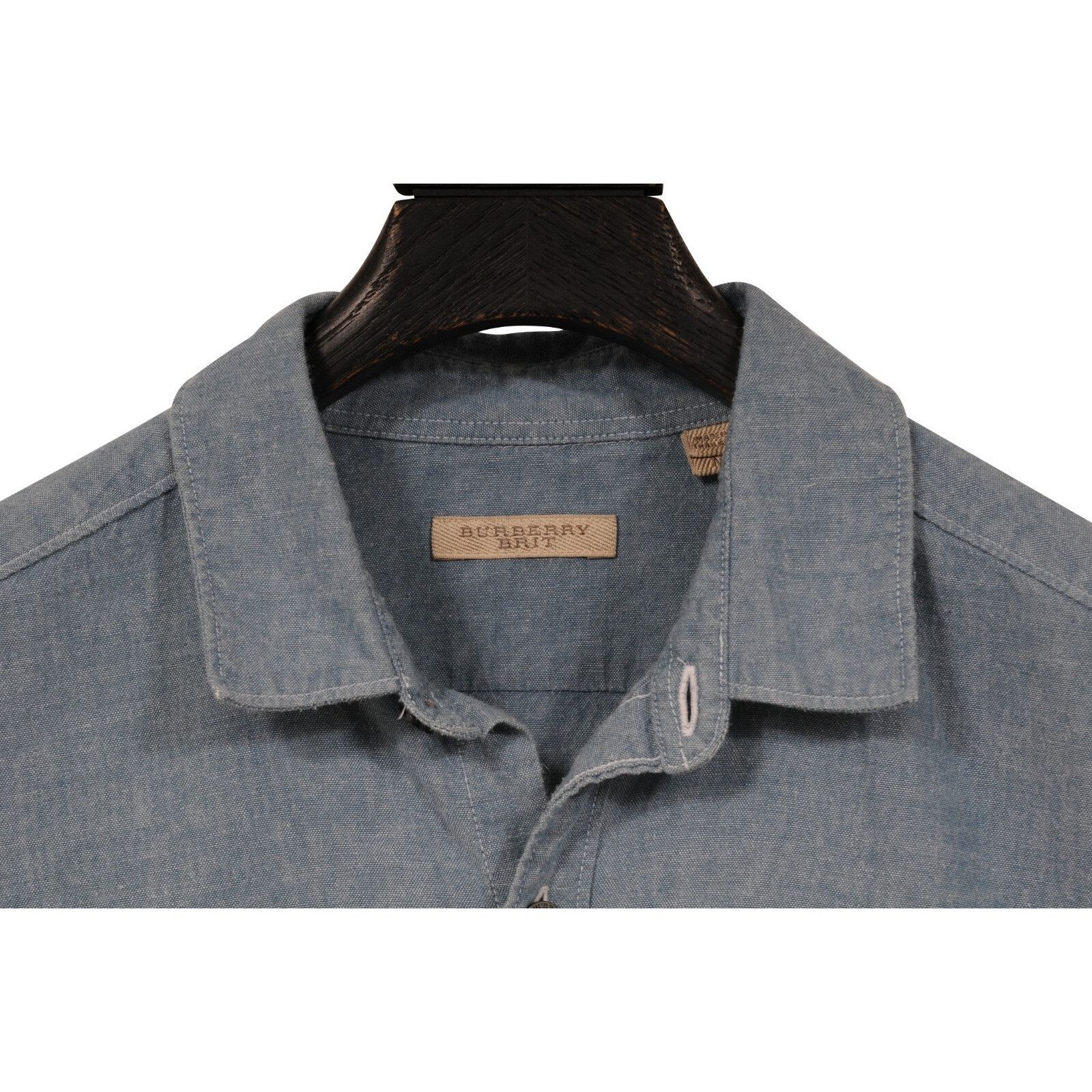 Burberry Burberry Brit Denim Button Down Shirt Blue Jean Size US M / EU 48-50 / 2 - 4 Thumbnail