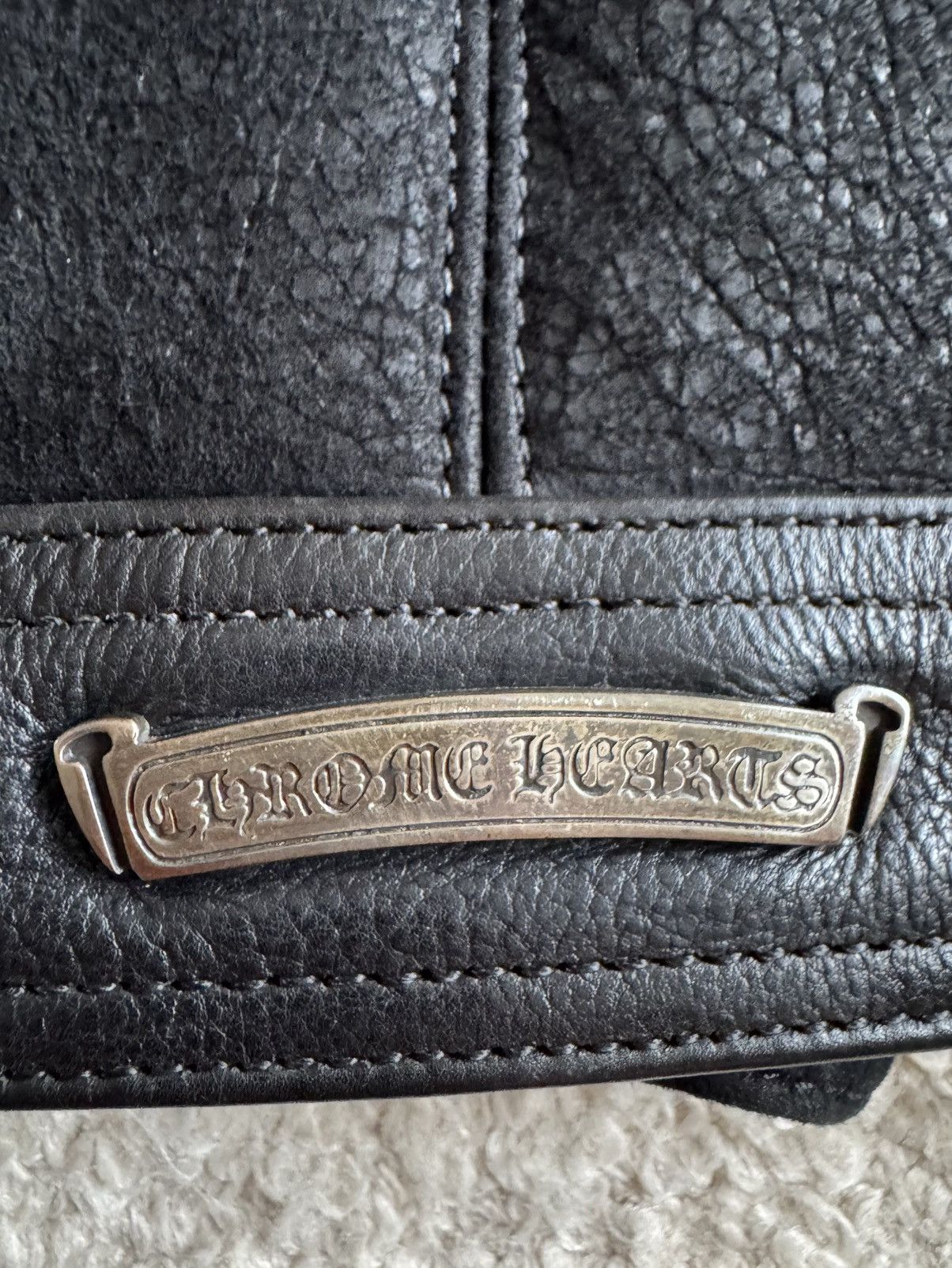 Chrome Hearts CHROME HEARTS black lambskin fur coat Size US L / EU 52-54 / 3 - 3 Thumbnail