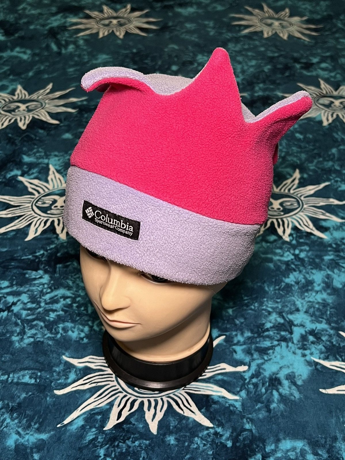 Columbia Vintage 90s Columbia Joker Paneled Fleece Beanie Rare Size ONE SIZE - 10 Thumbnail